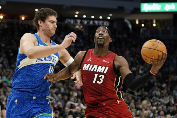 Bam Adebayo Heat vs Bucks NBA