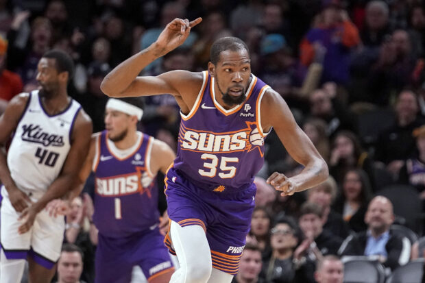 Kevin Durant Suns vs Kings NBA