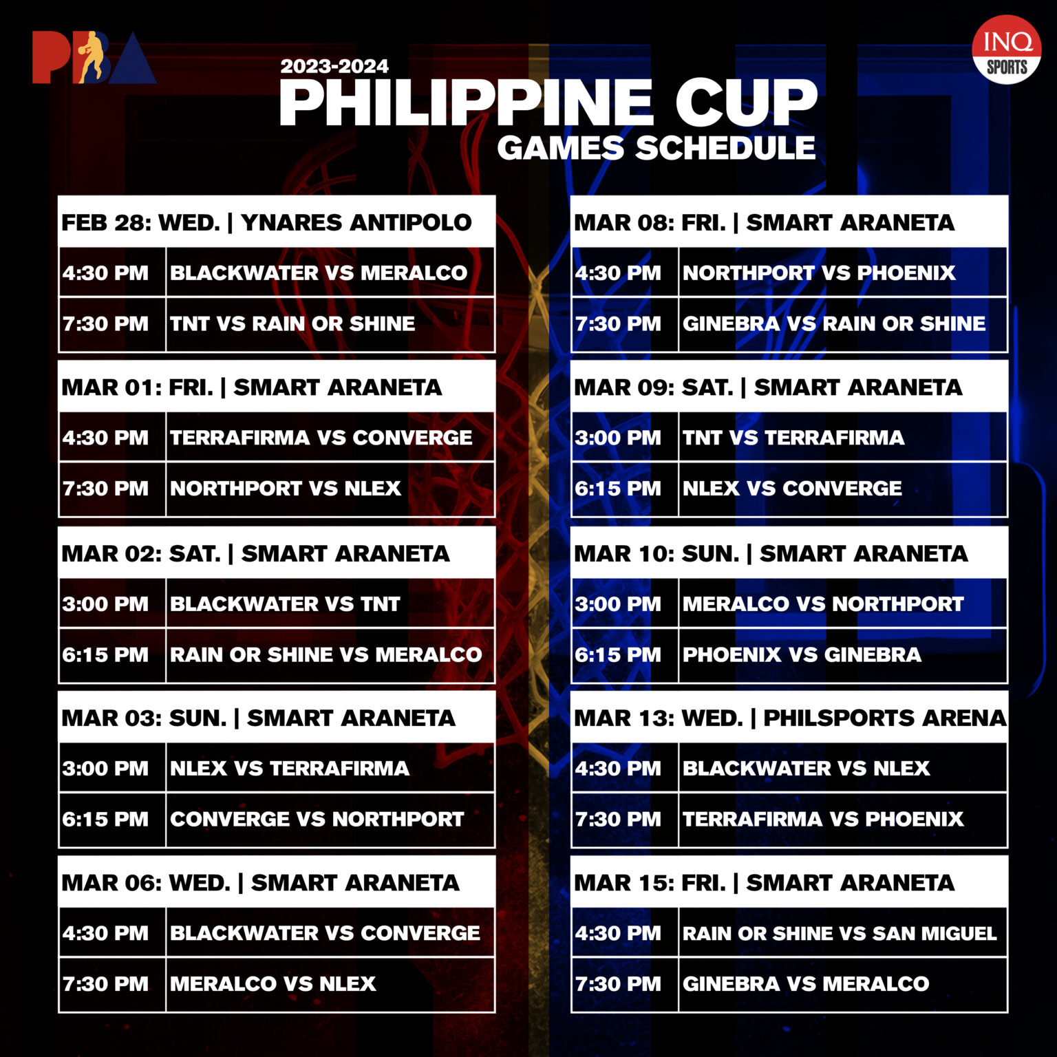 Pba Philippine Cup 2025 Schedule - Pippa Alsop