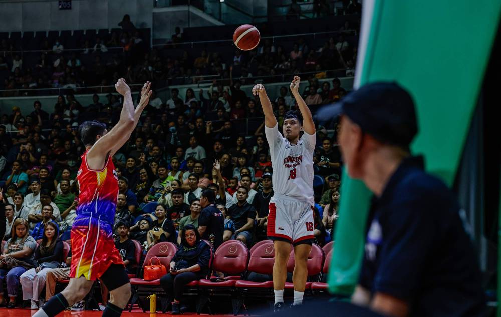 Ralph Cu’s shooting fueled Ginebra’s last victory. —PBA IMAGES