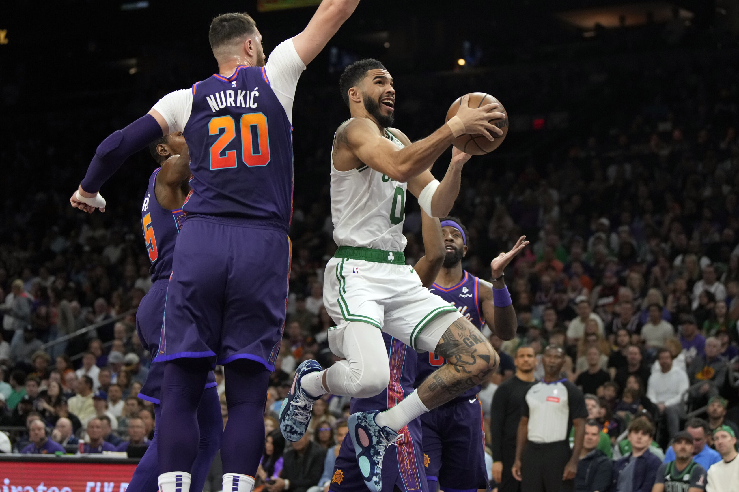 NBA Jayson Tatum, Jaylen Brown lead Celtics past Suns