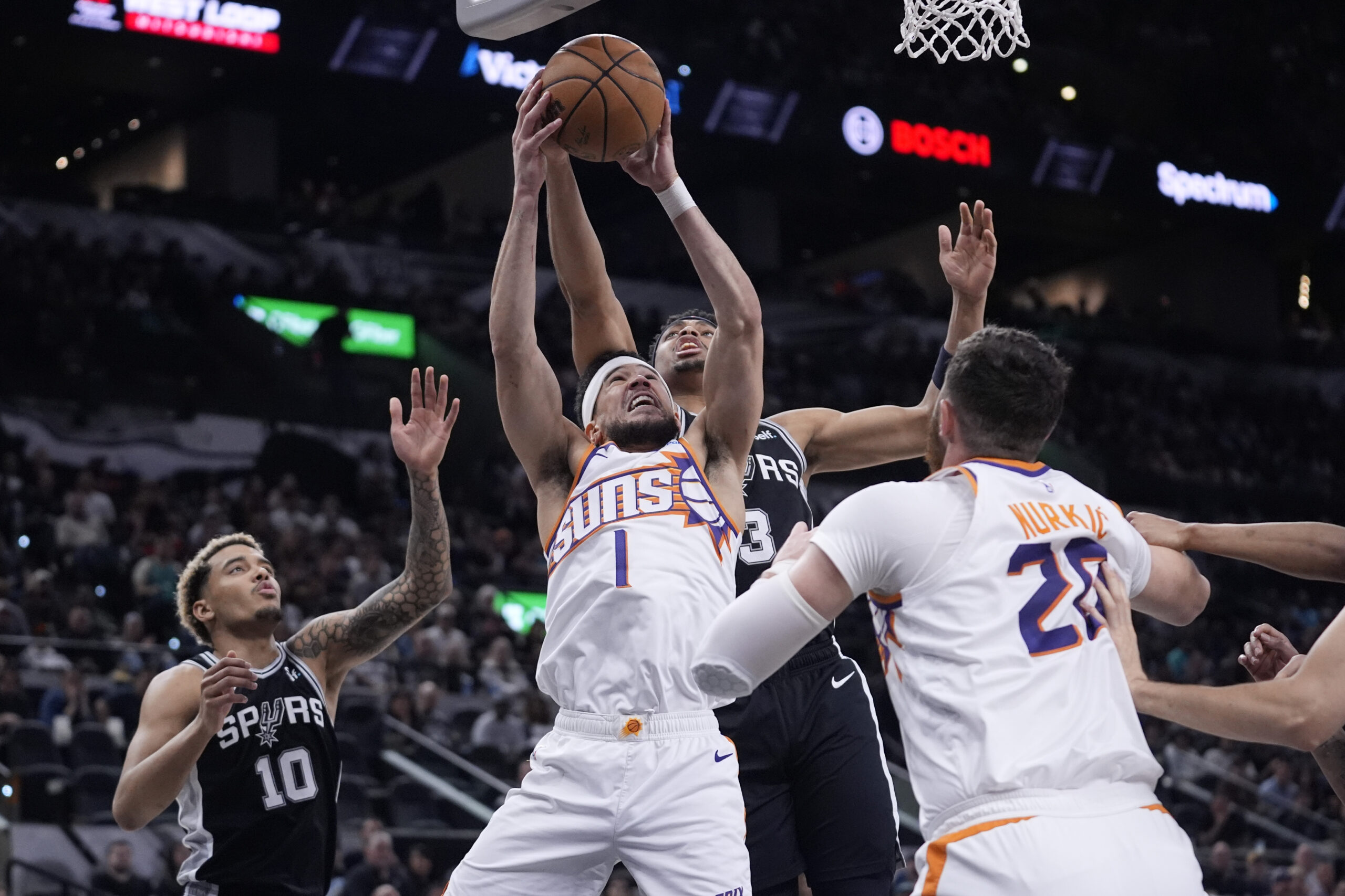 Devin Booker Suns beat Spurs NBA