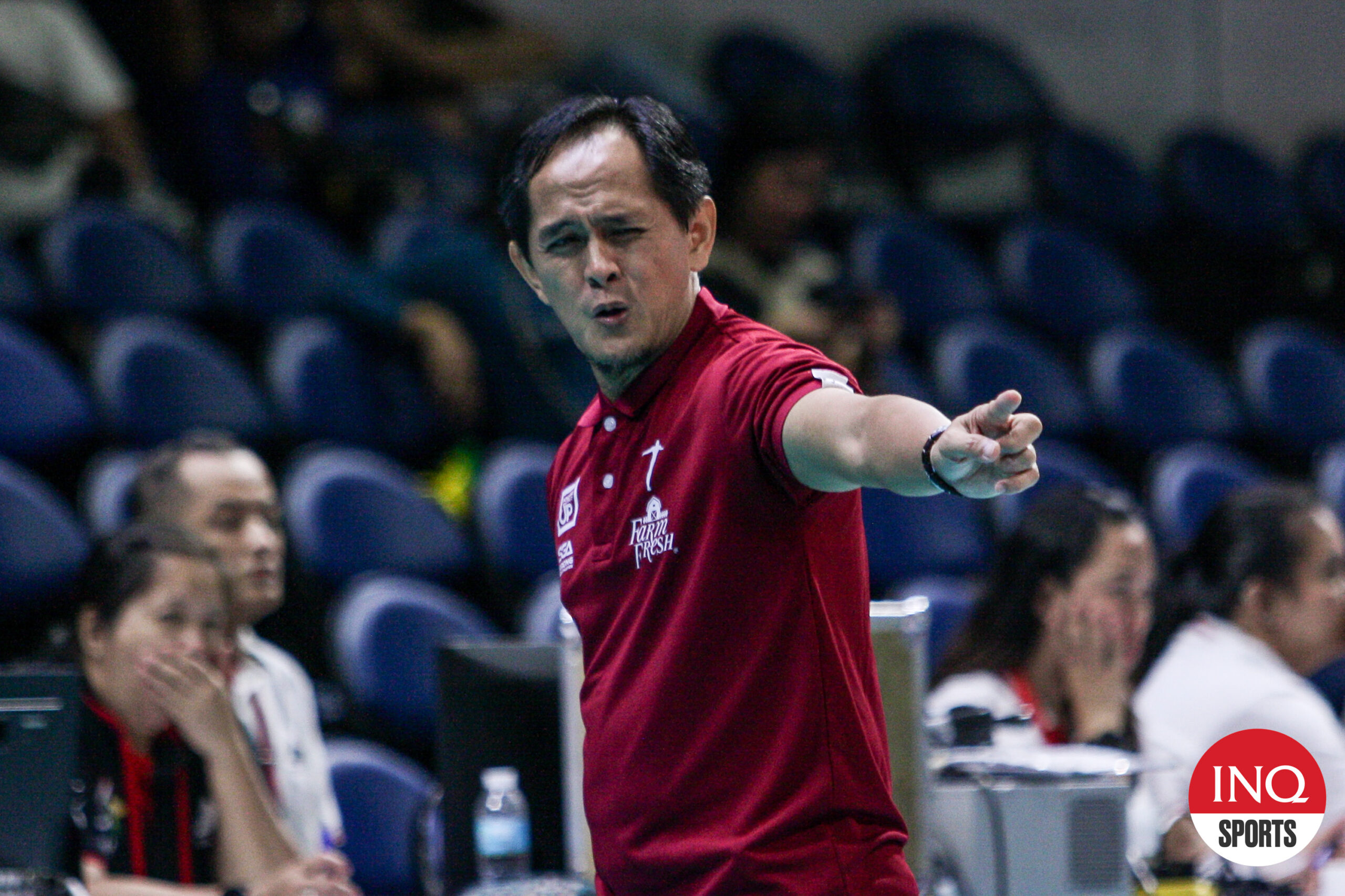 UP Fighting Maroons coach Oliver Almadro