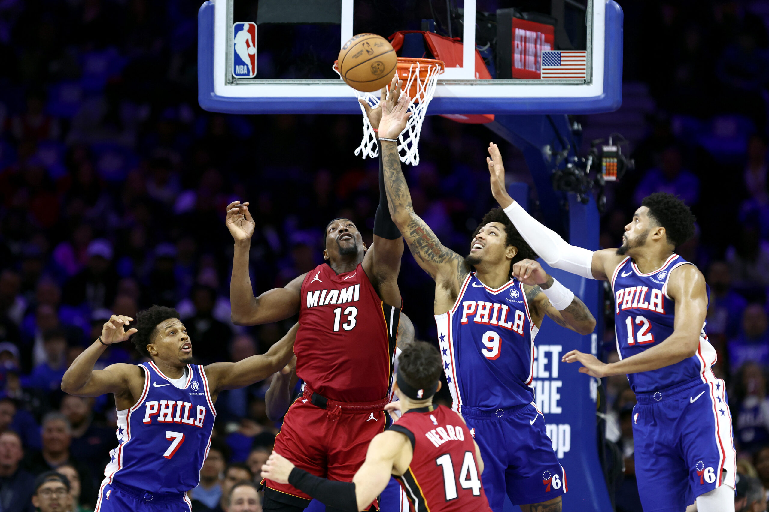 NBA: Sixers rally to beat Heat, book playoff clash with Knicks