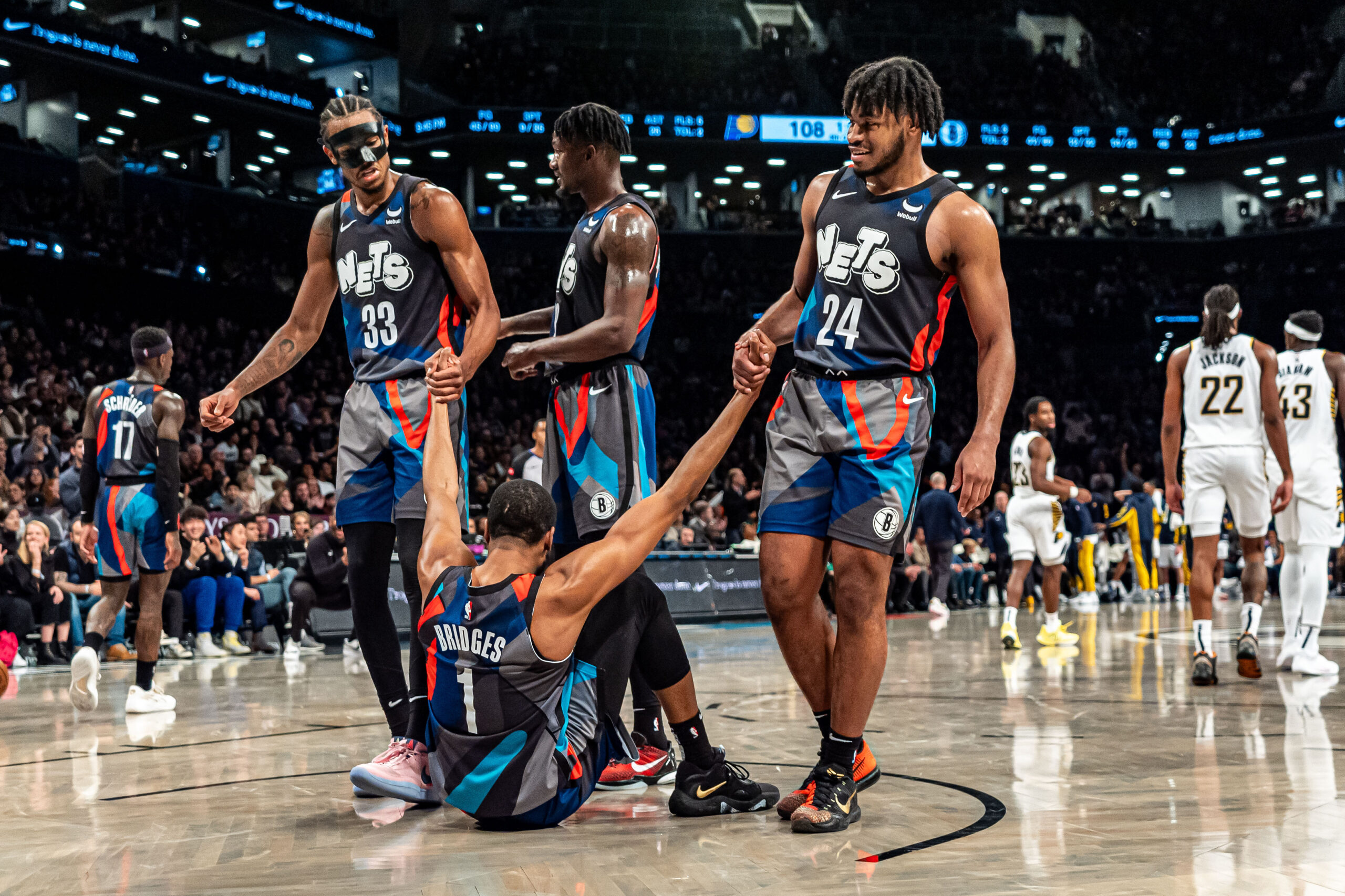 Brooklyn Nets' Mikal Bridges NBA