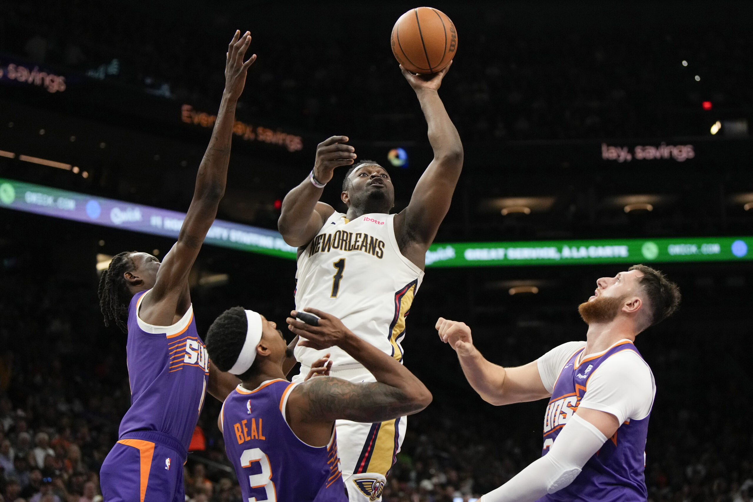 Zion Williamson Pelicans beat Suns NBA