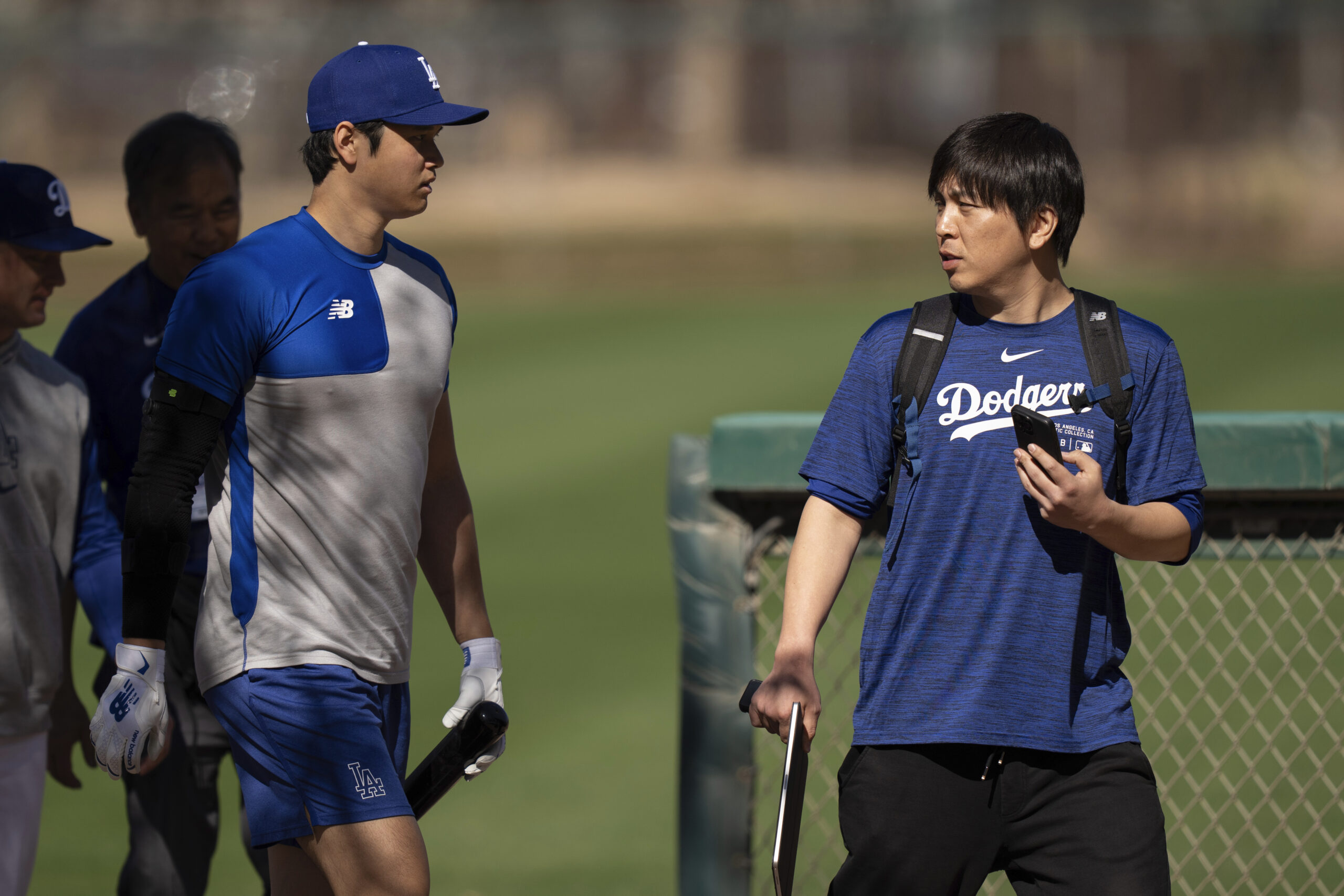 Los Angeles Dodgers' Shohei Ohtani MLB interpreter Ippei Mizuhara