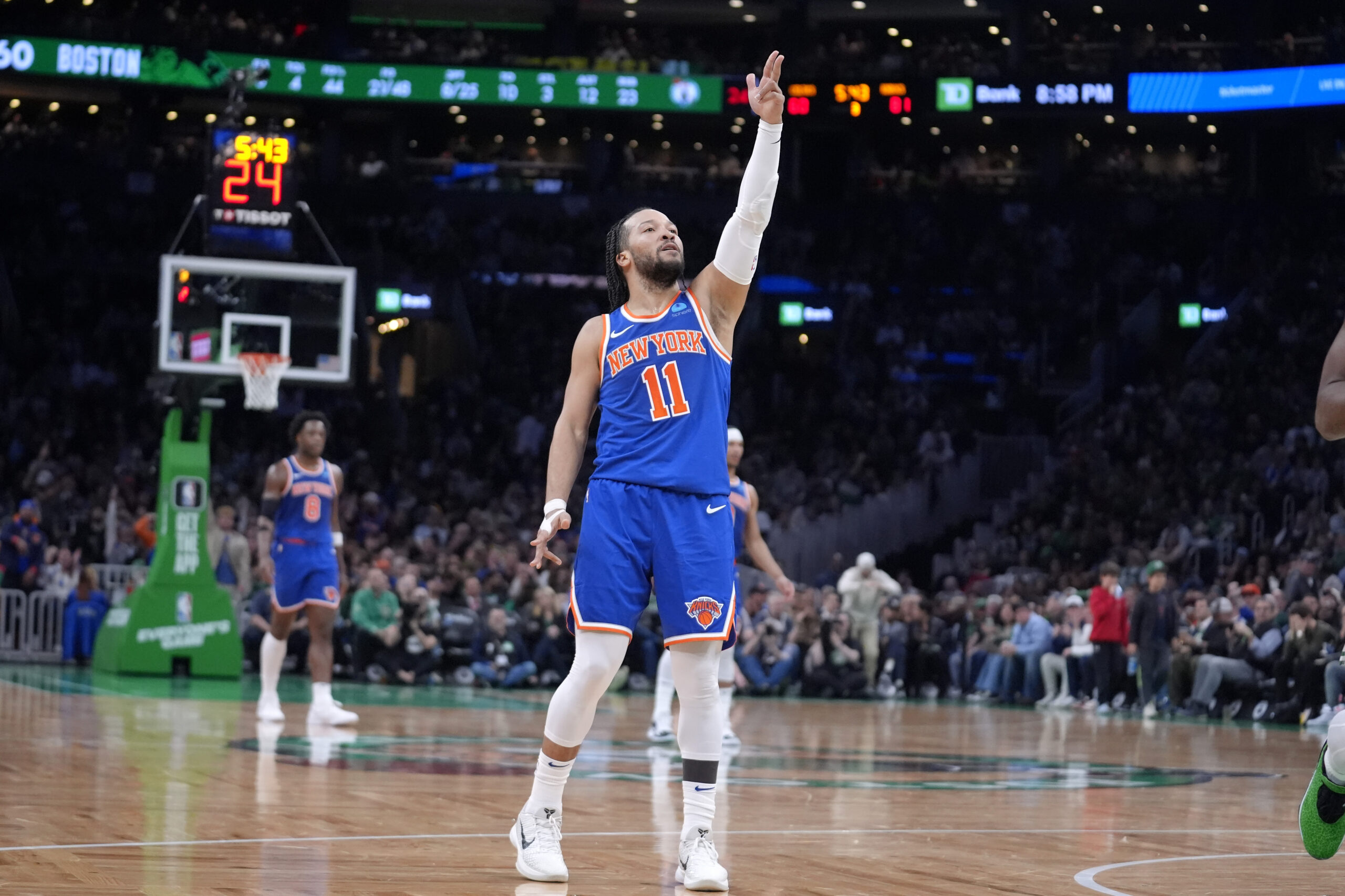 New York Knicks Jalen Brunson NBA Boston Celtics