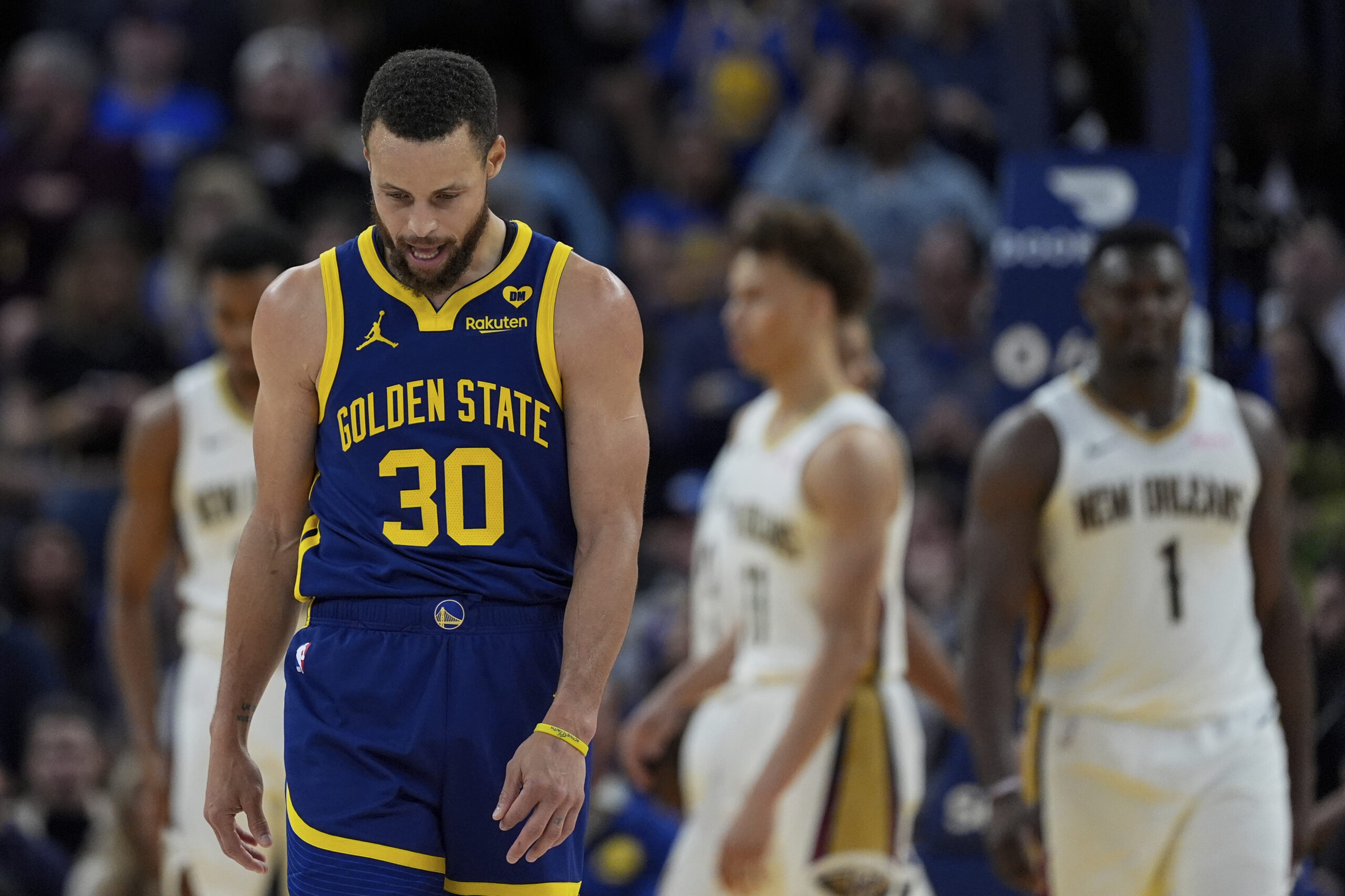 Steph Curry Golden State Warriors New Orleans Pelicans NBA