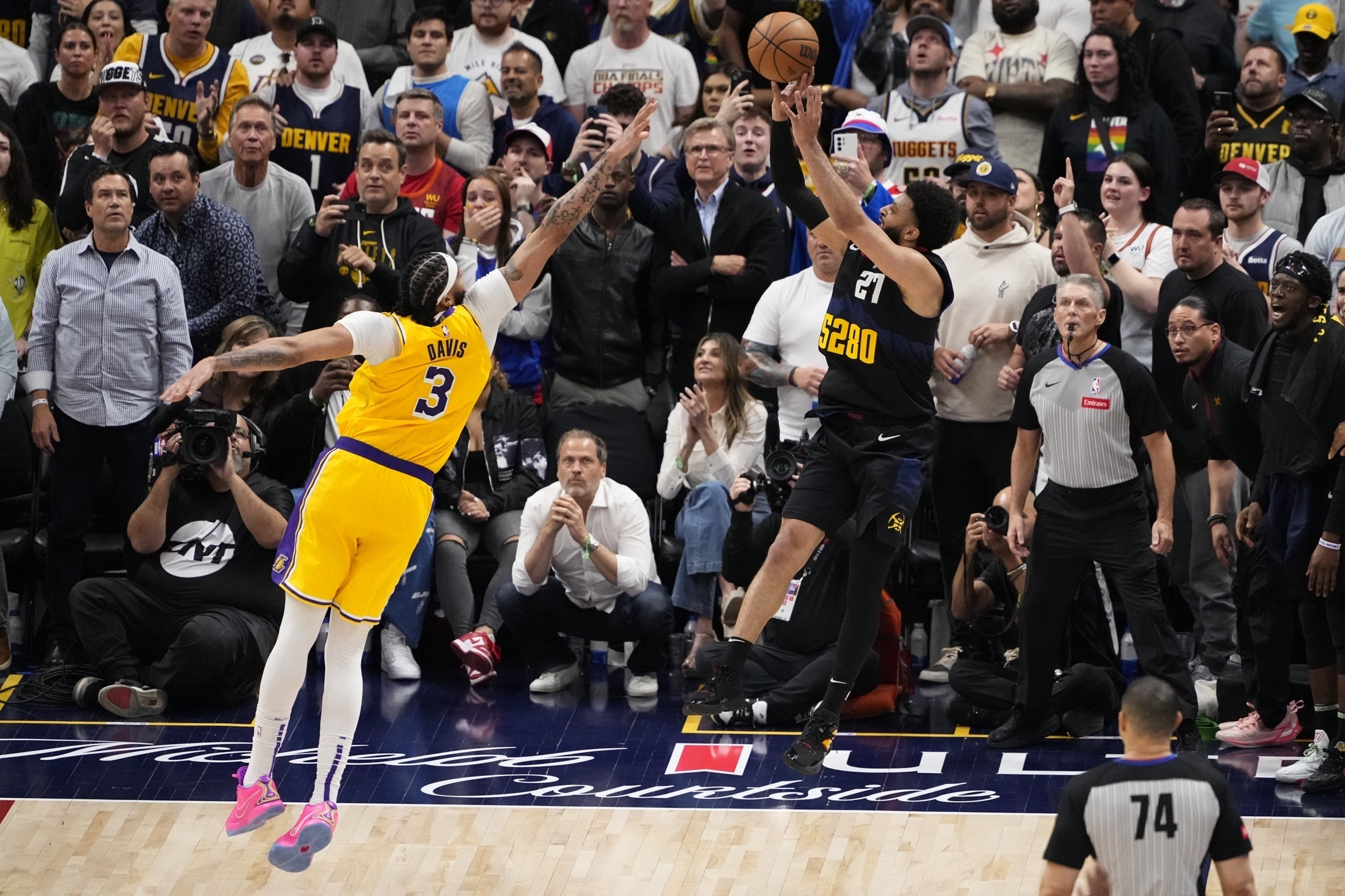 Jamal Murray buzzer beater Nuggets come back to beat Lakers in Game 2 NBA playoffs