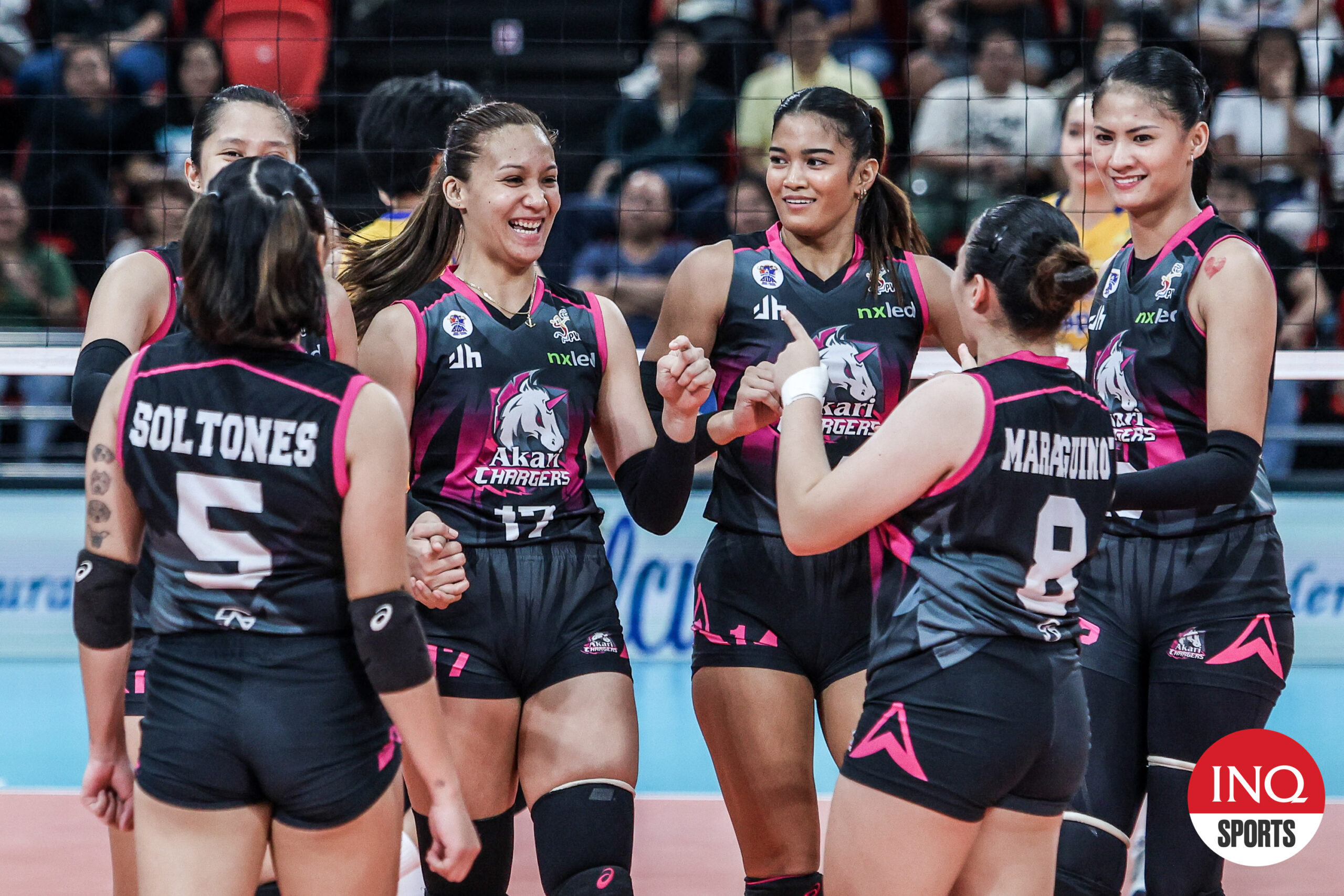 Akari Chargers in the PVL All-Filipino Conference.