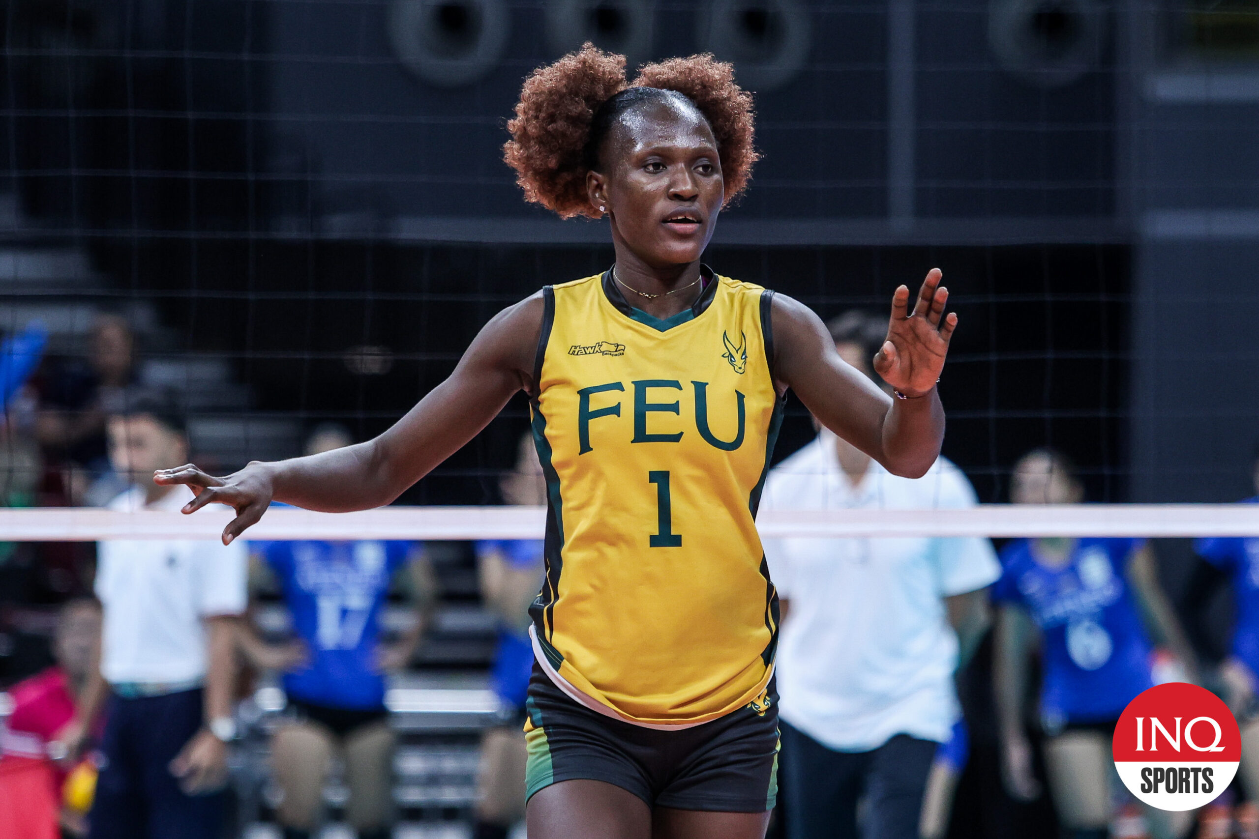 FEU Lady Tamaraws' Faida Bakanke uaap volleyball