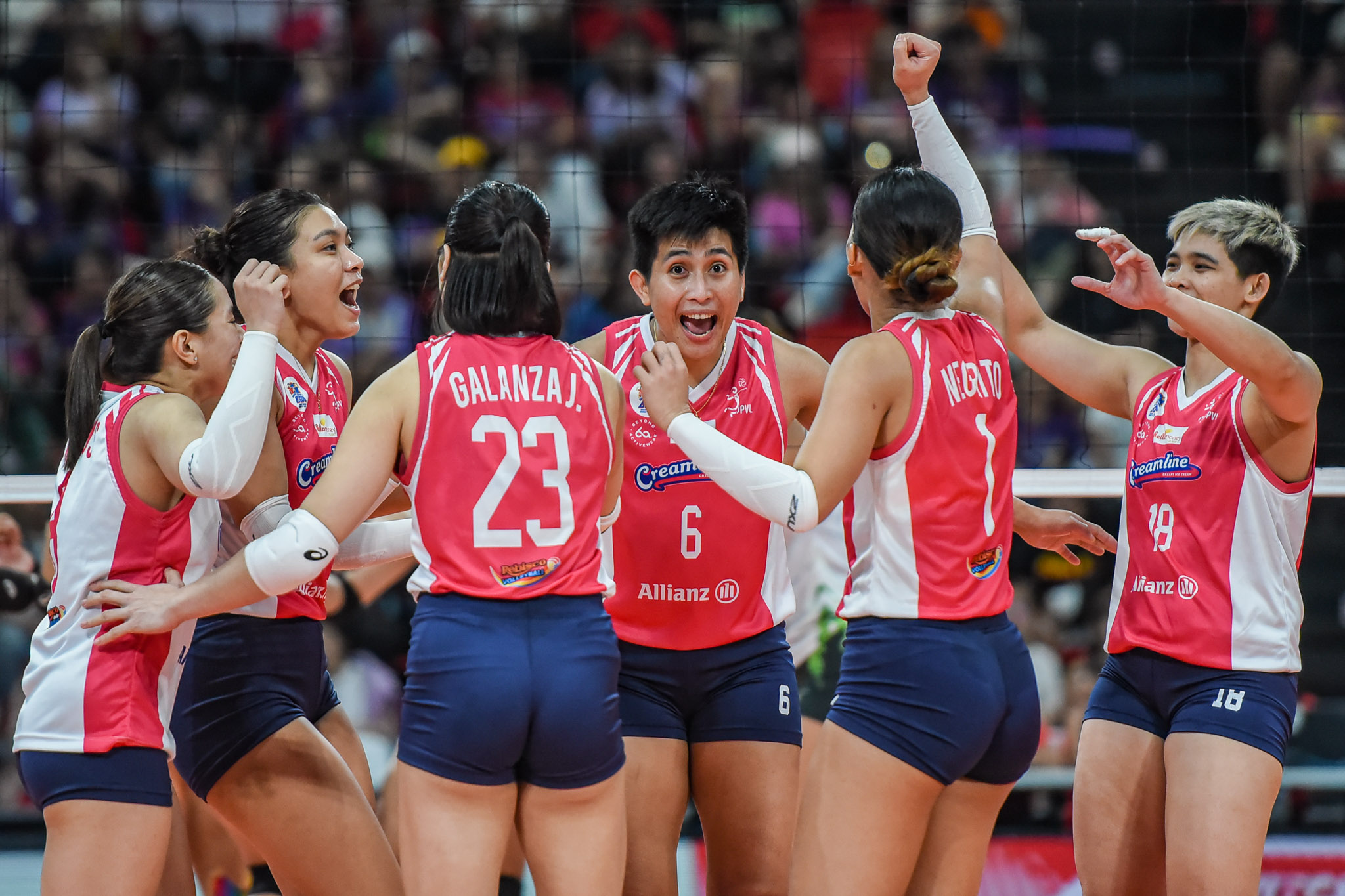 Creamline Cool Smashers in the PVL All-Filipino Conference