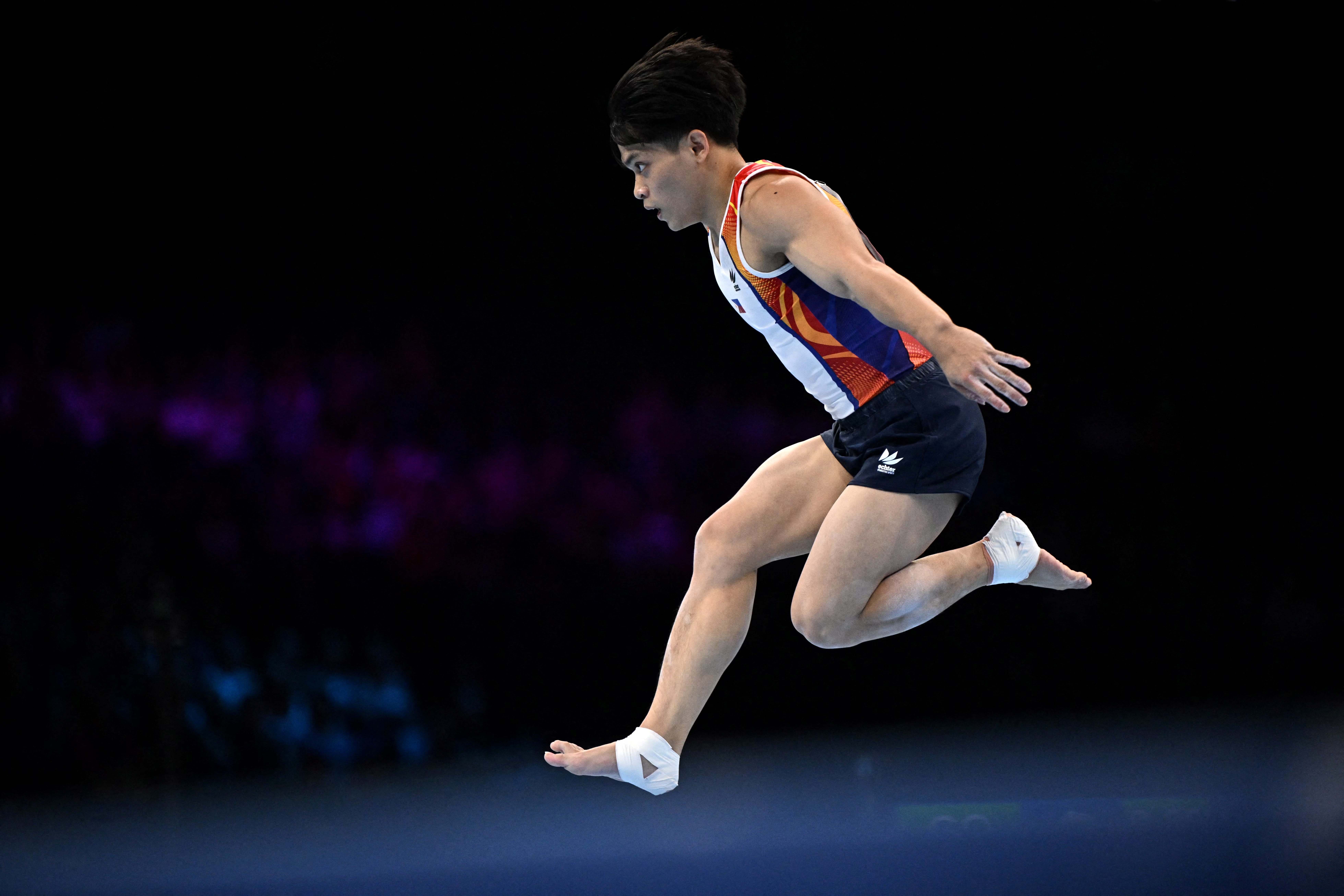 Carlos Yulo wins elusive all-around gold at Asian Championships