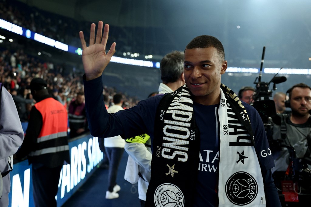 Mbappe bids farewell to PSG fans with loss in final home game