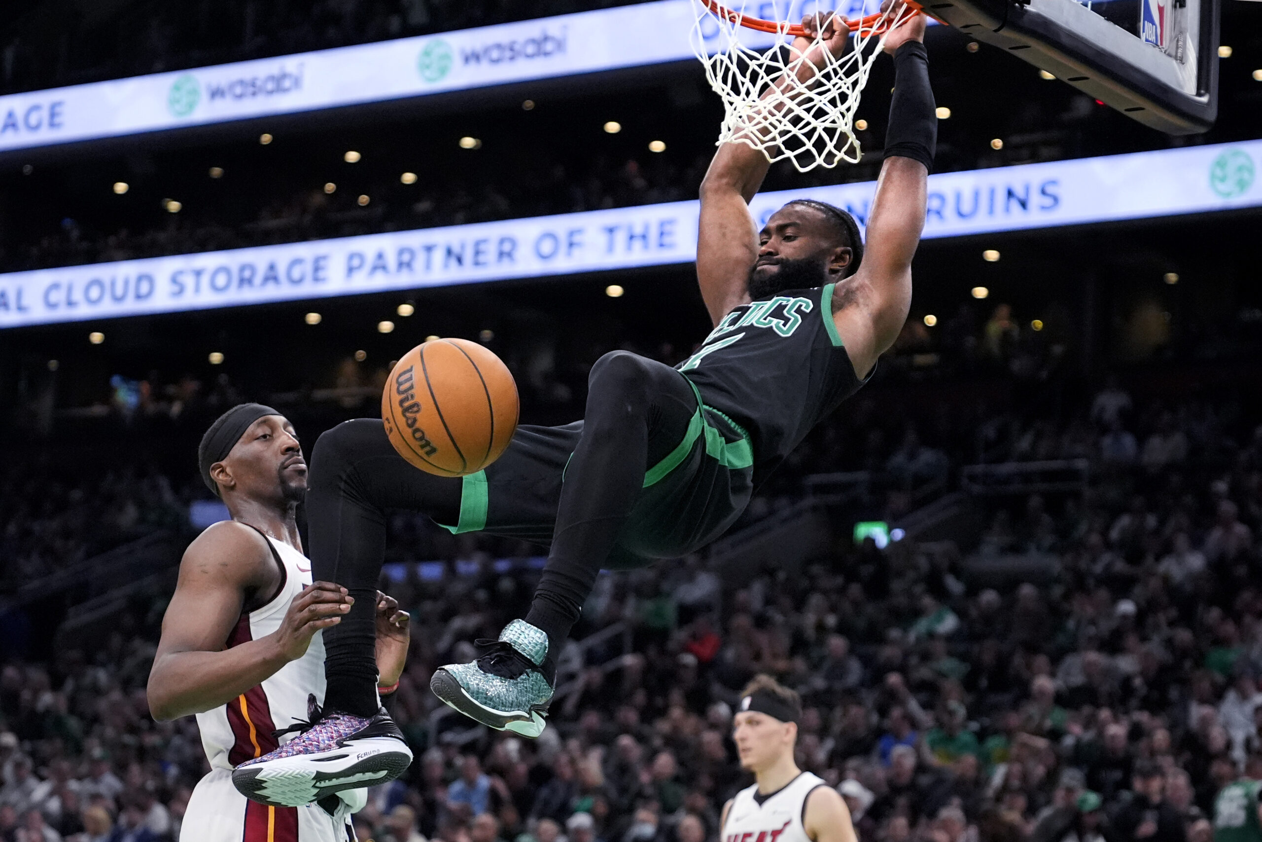Boston Celtics guard Jaylen Brown NBA NBA Playoffs Celtics vs Heat