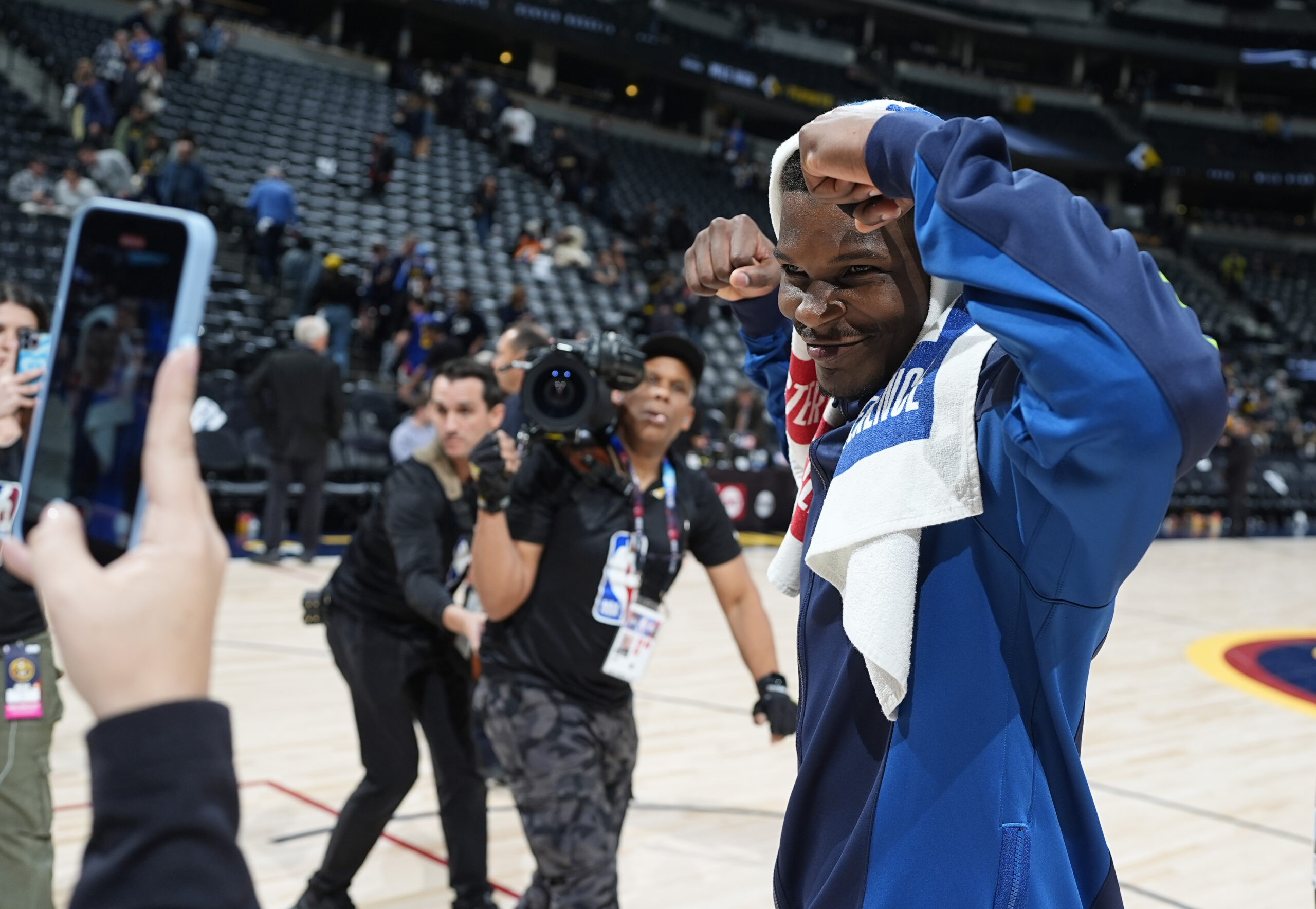 Anthony Edwards Timberwolves beat Denver Nuggets NBA playoffs Game 2