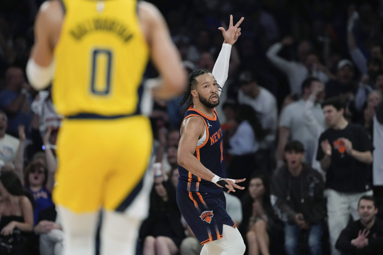 NBA: Jalen Brunson sparks Knicks past Pacers for 2-0 lead