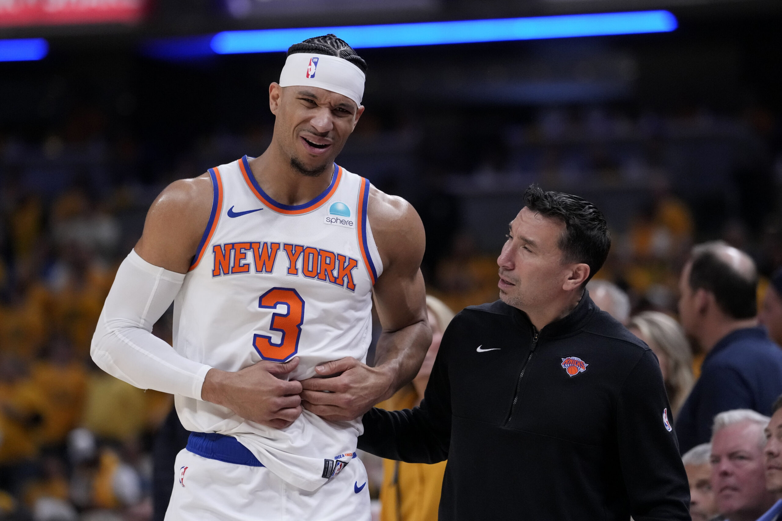 Josh Hart New York Knicks vs Indiana Pacers NBA playoffs