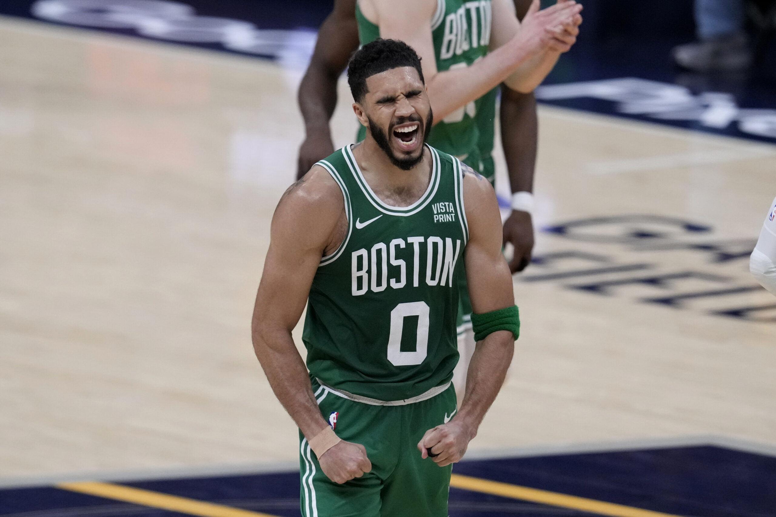 Boston Celtics forward Jayson Tatum NBA playoffs Celtics vs Pacers 