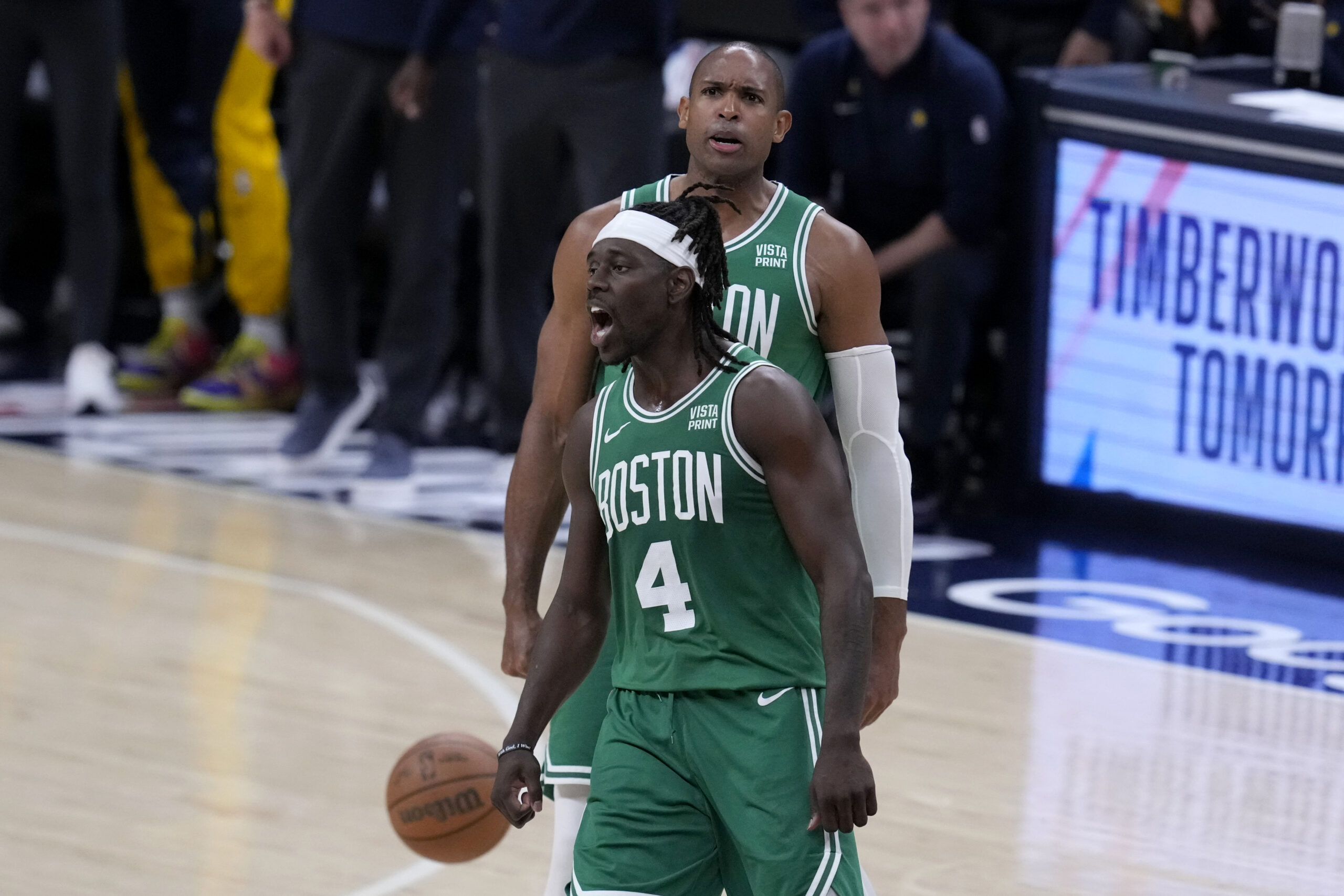Boston Celtics guard Jrue Holiday NBA playoffs Celtics vs Pacers 