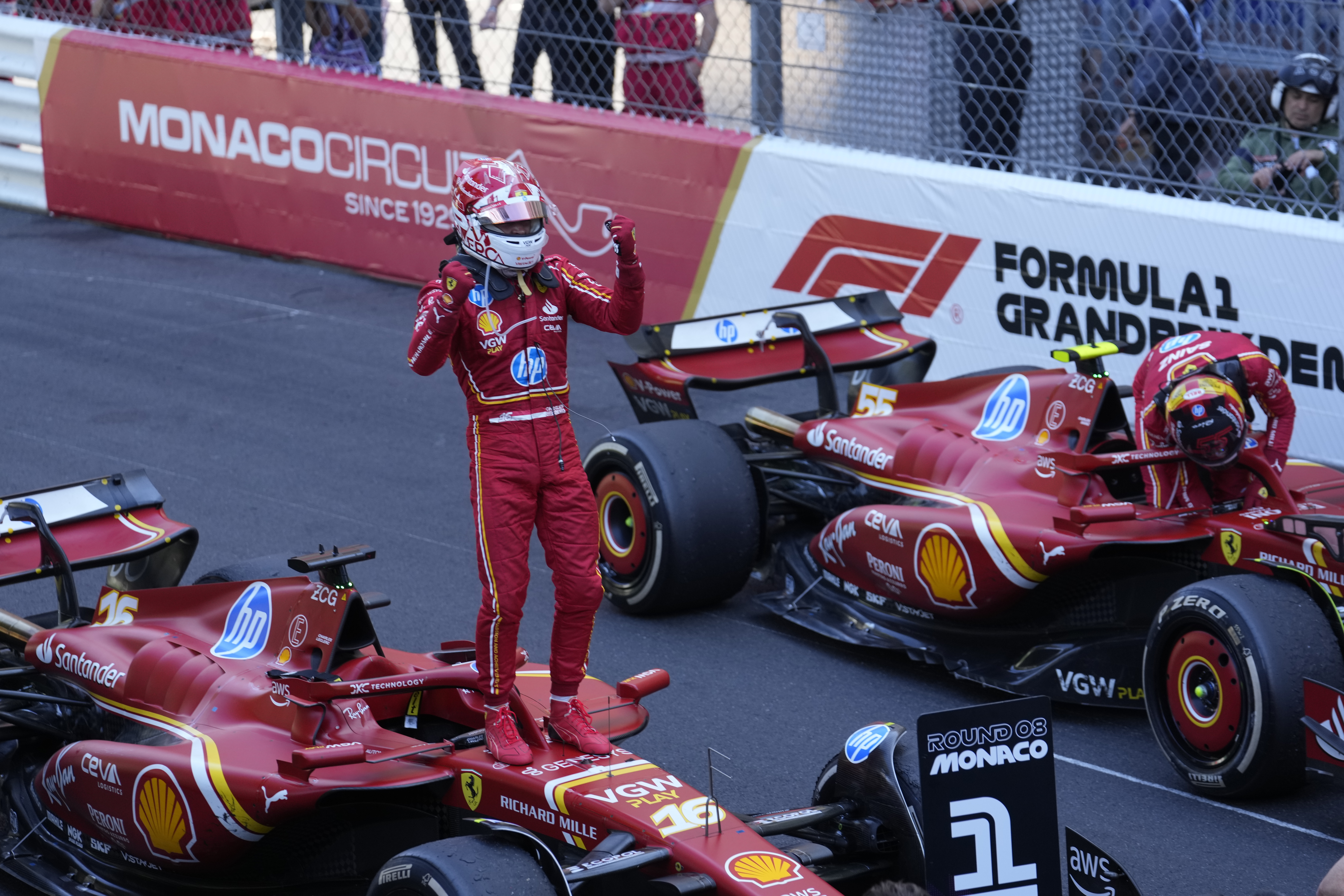 Ferrari Monaco F1 Charles Leclerc