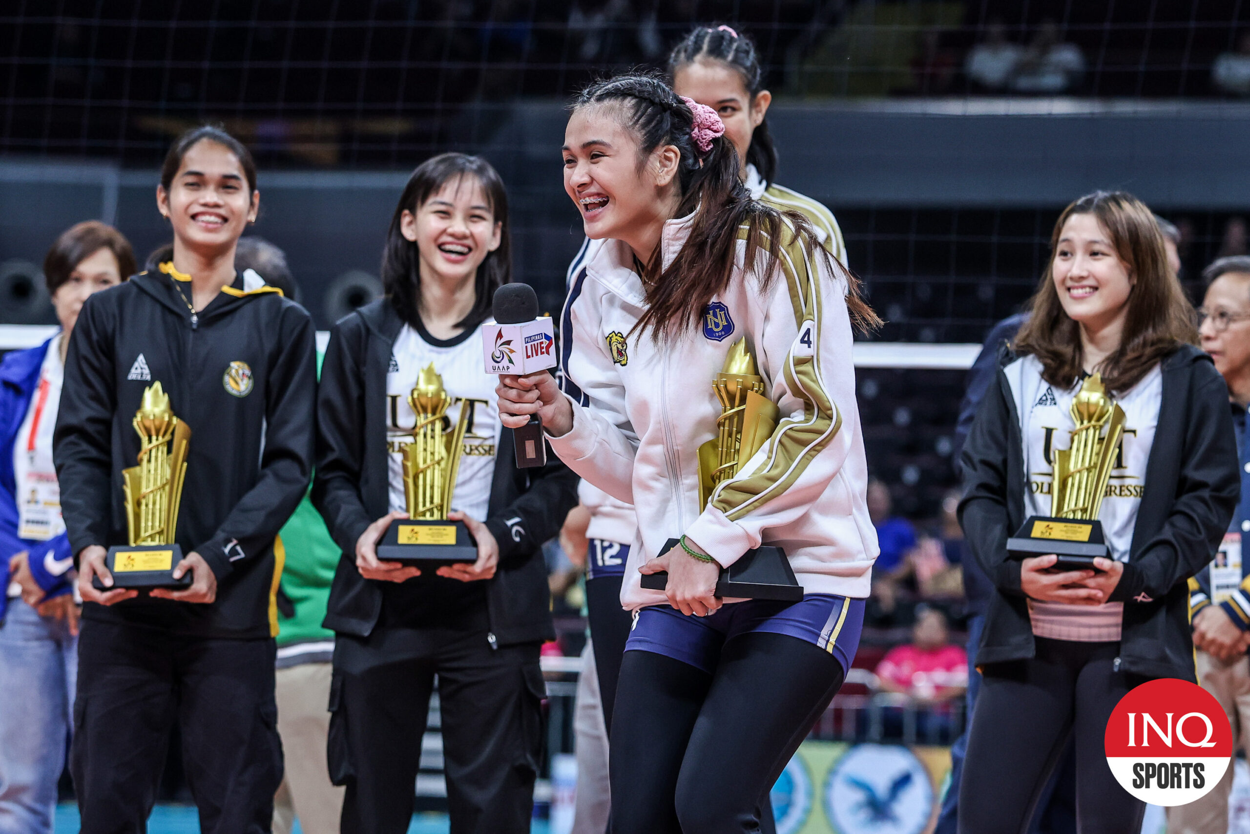 NU Lady Bulldogs' Bella Belen wins the UAAP Season 86 MVP