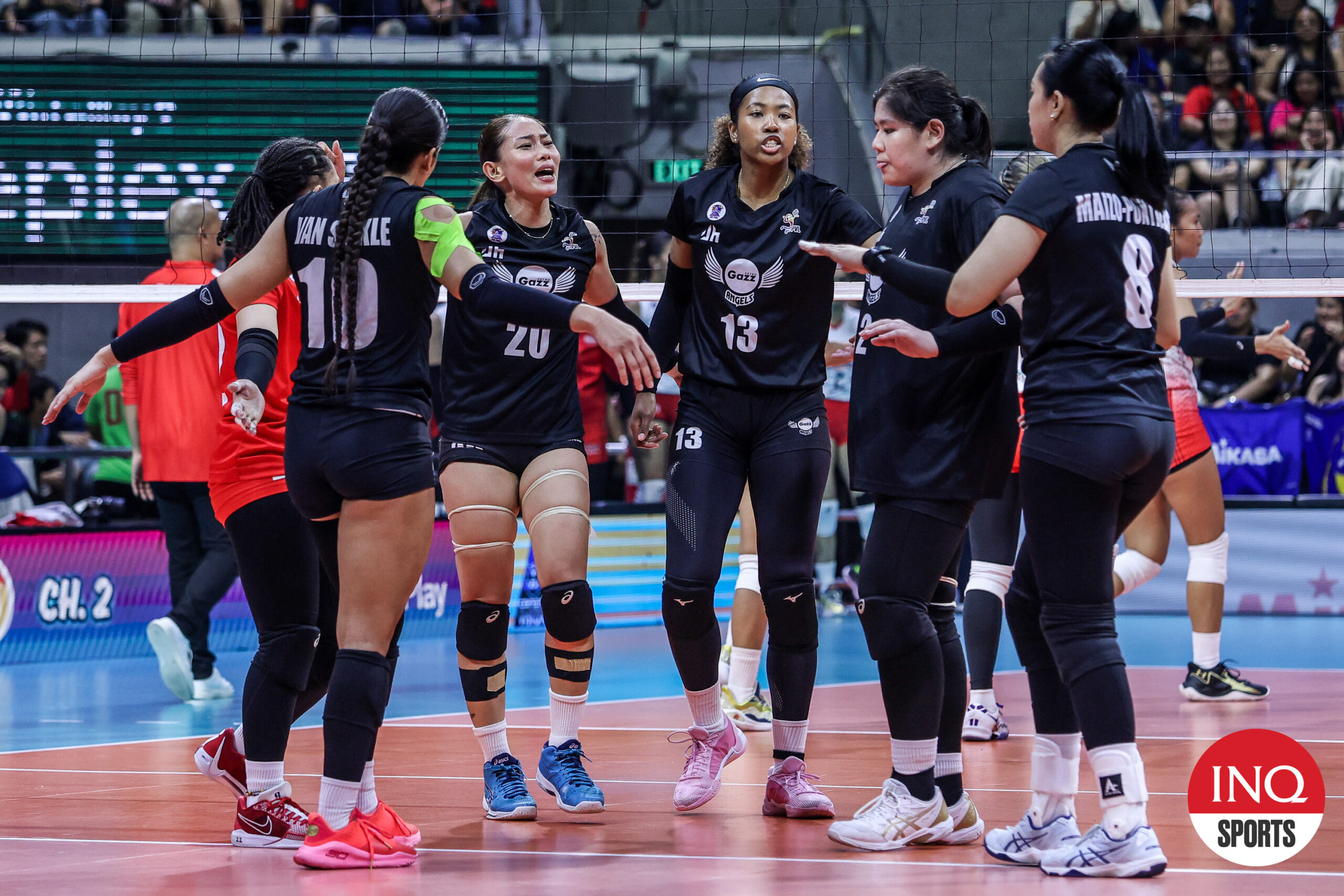 FILE–Chery Tiggo Crossovers during a PVL All-Filipino match