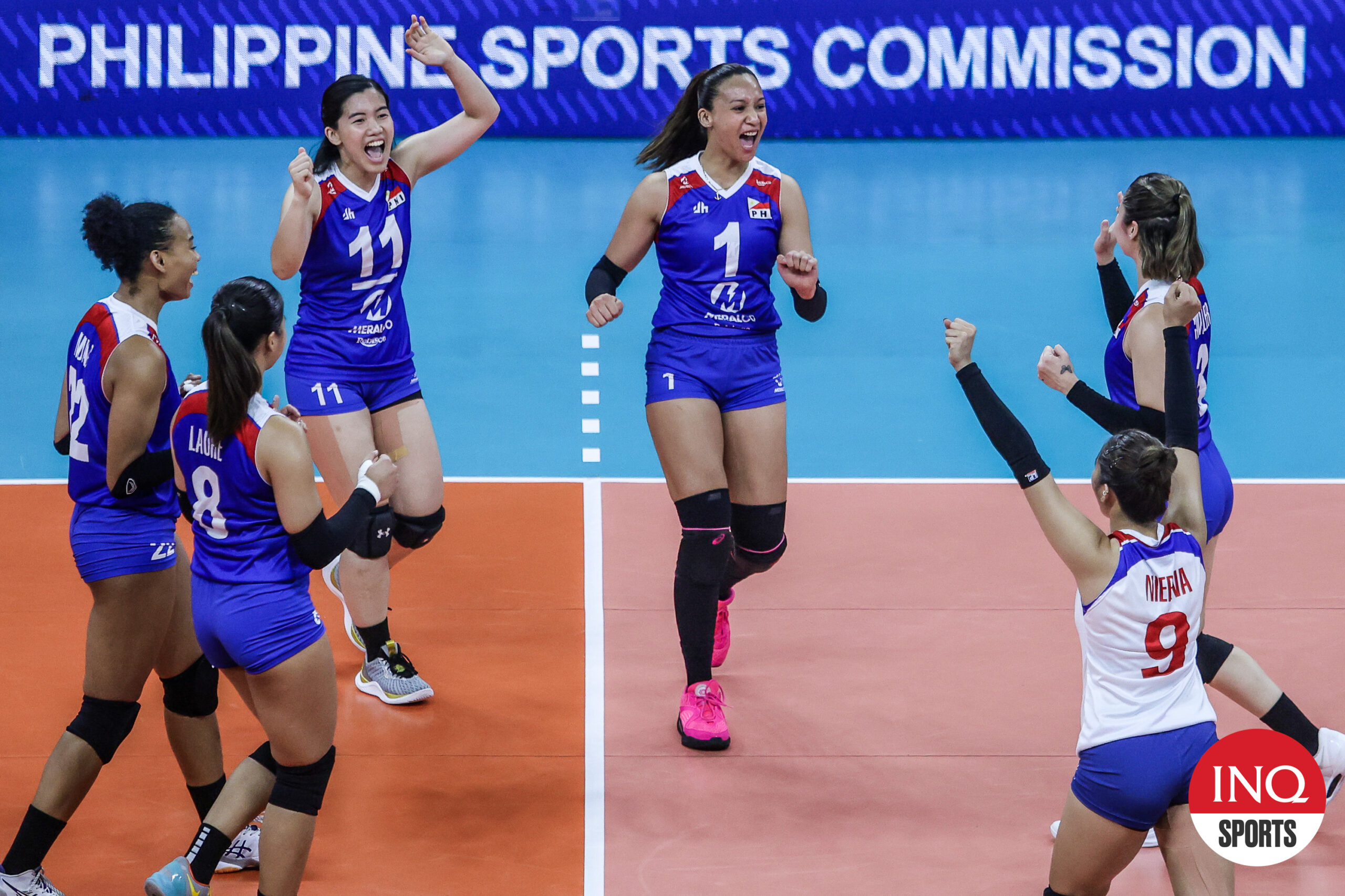 Faith Nisperos and Alas Pilipinas in a AVC Challenge Cup 2024 game against Chinese Taipei