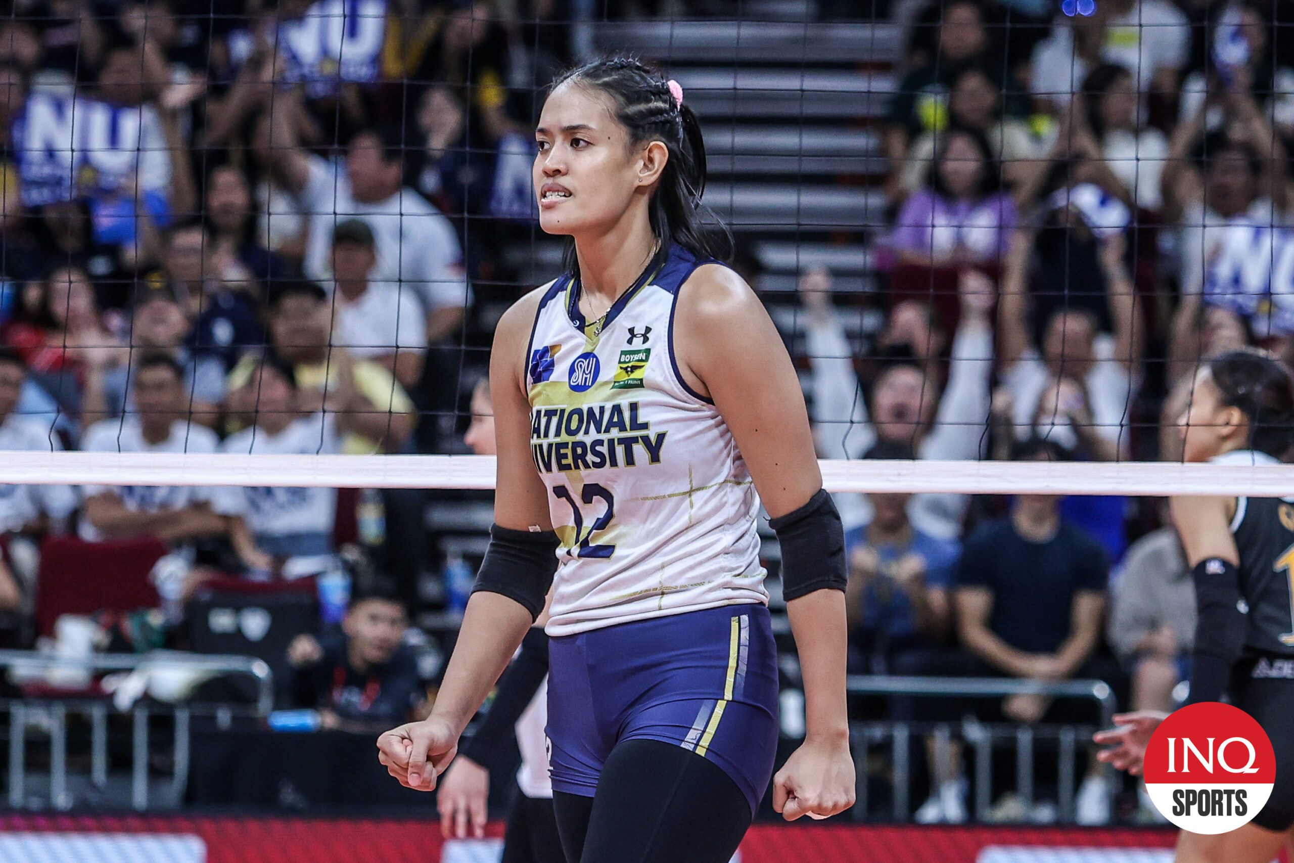 NU Lady Bulldogs' Alyssa Solomon is the Finals MVP of the UAAP Season 86 women's volleyball Finals against UST Tigresses.