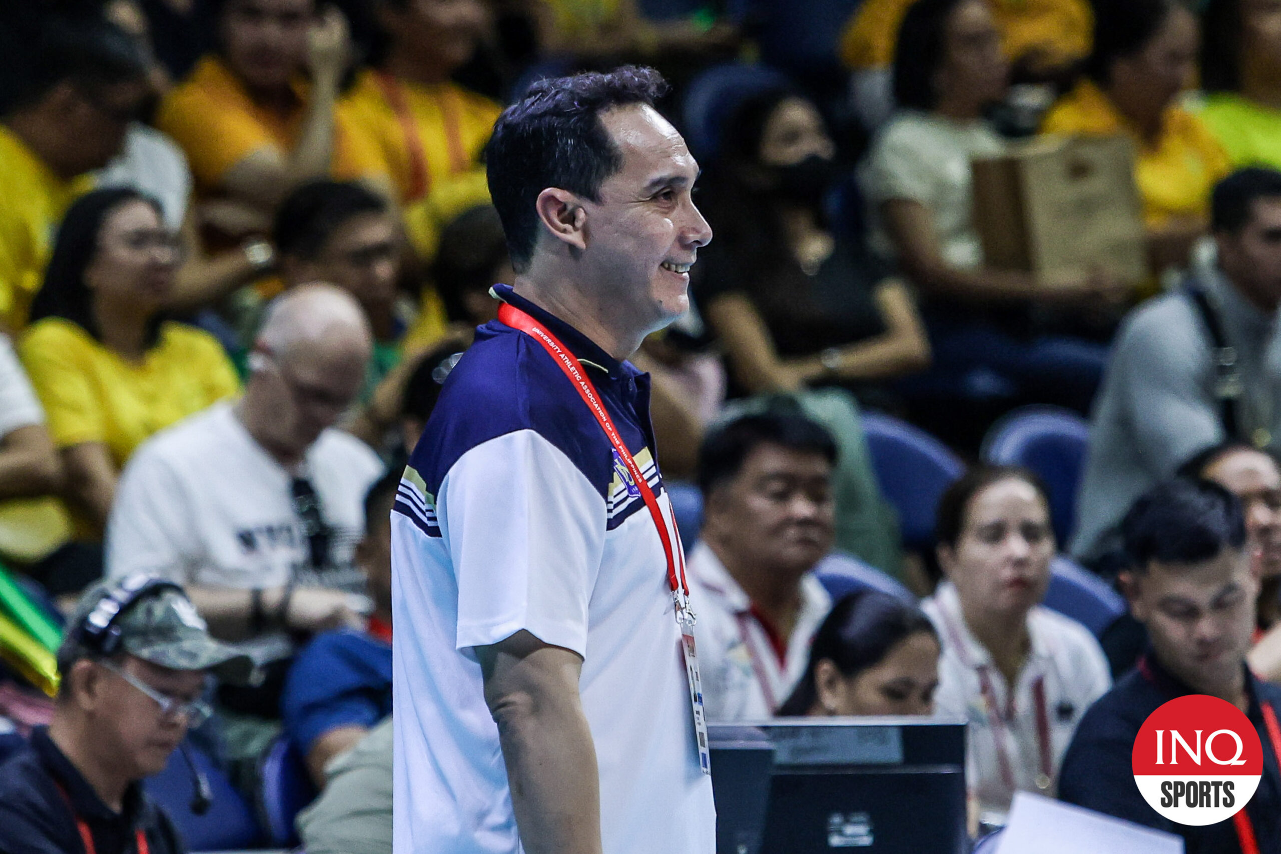 NU Lady Bulldogs coach Norman Miguel UAAP