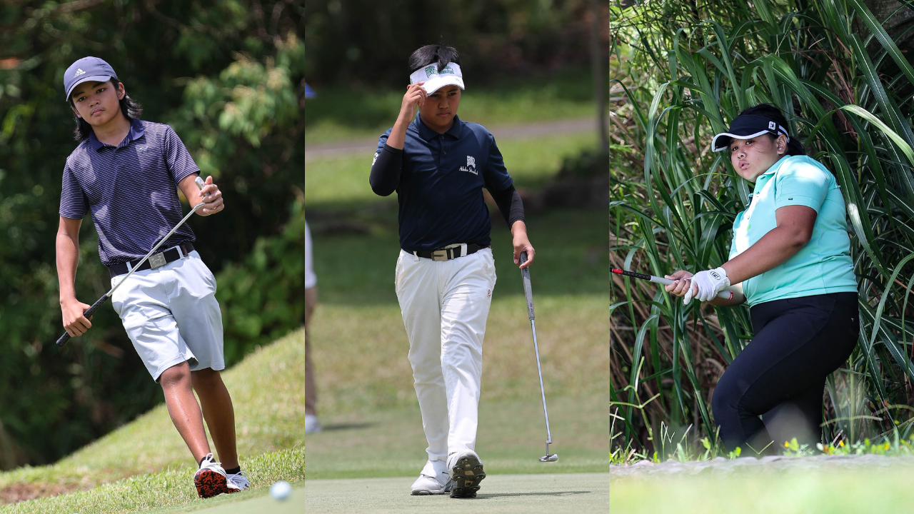 Some of the key players in the upcoming ICTSI Junior Philippine Golf Tour Luzon (JPGT) Luzon Series 2
