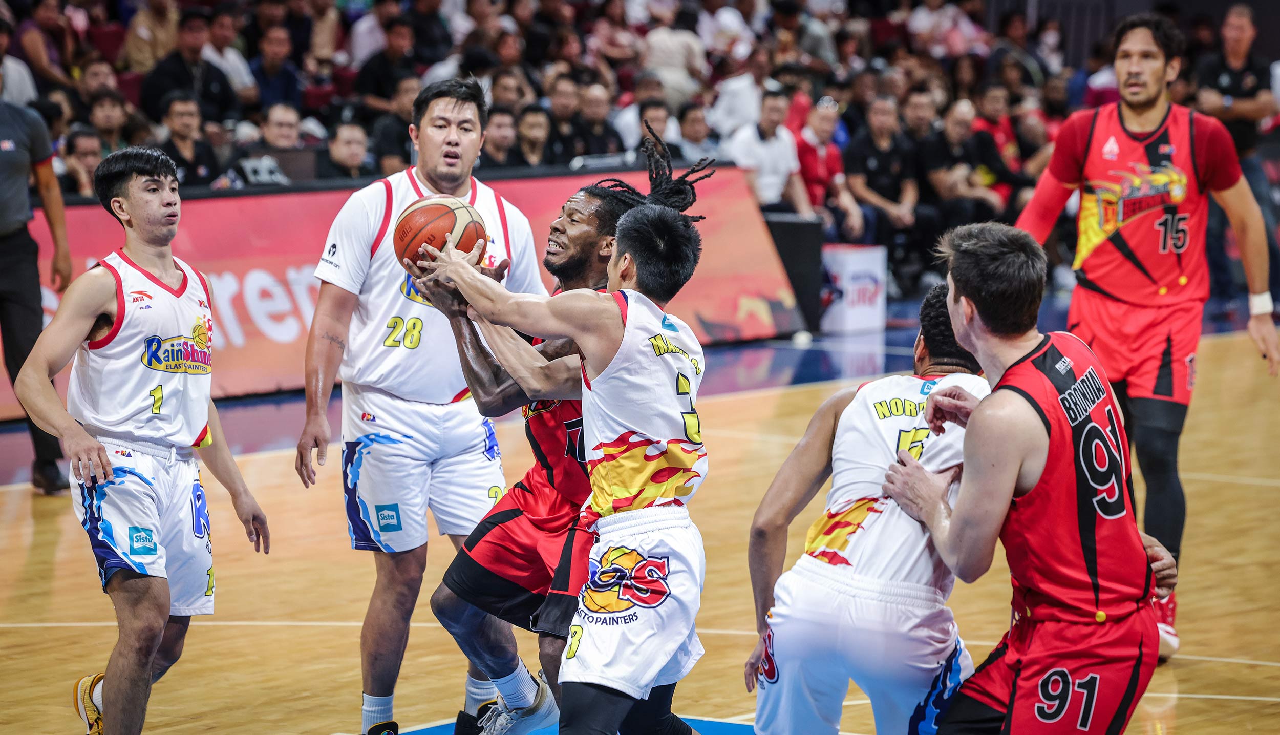 San Miguel Beermen's CJ Perez during the PBA Philippine Cup semifinals Game 4 against Rain or Shine.
