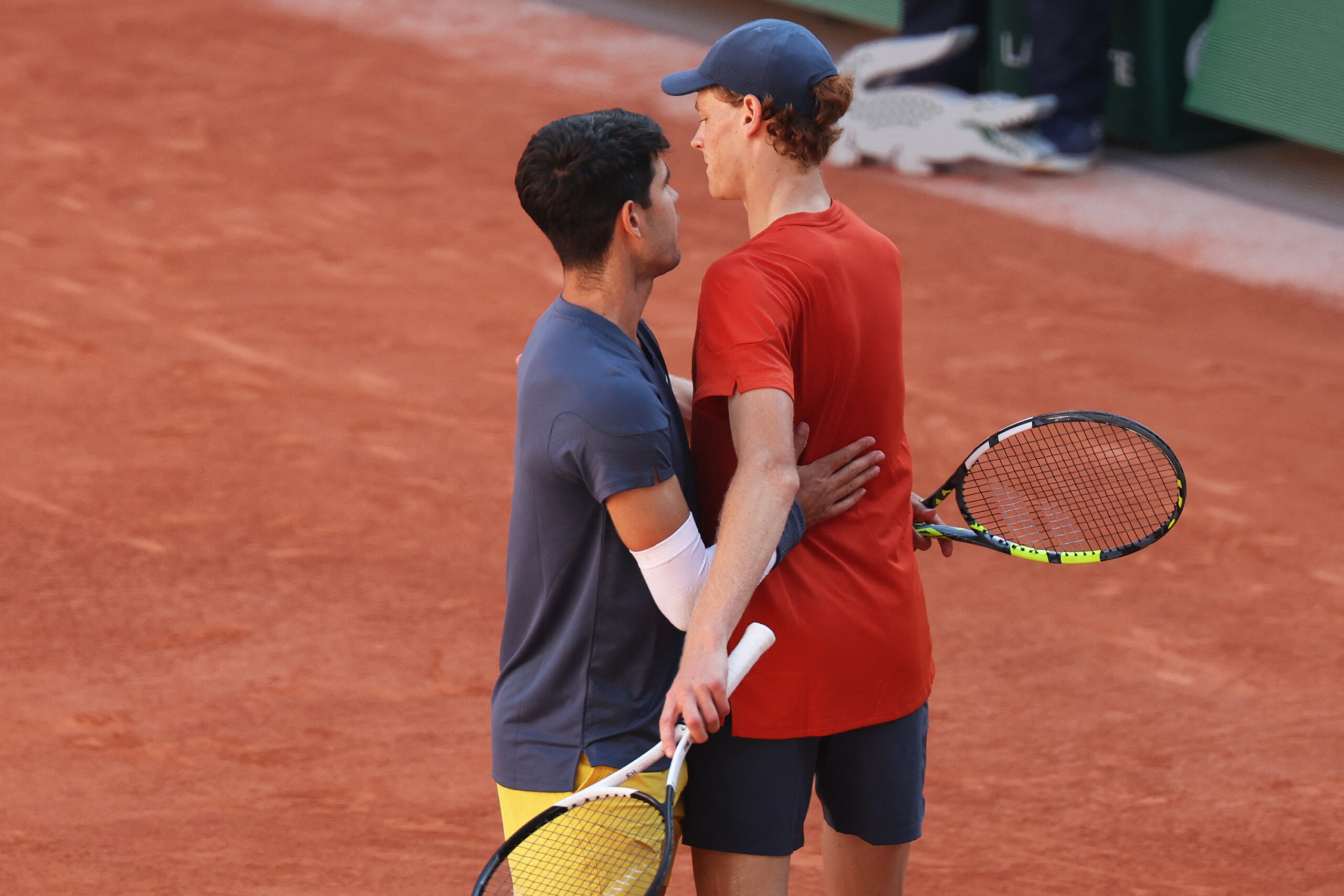 Carlos Alcaraz French Open Tennis Jannik Sinner