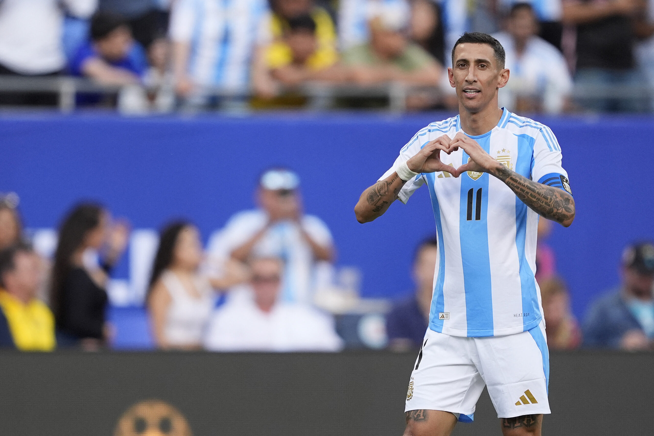 Angel Di Maria Argentina Ecuador friendly