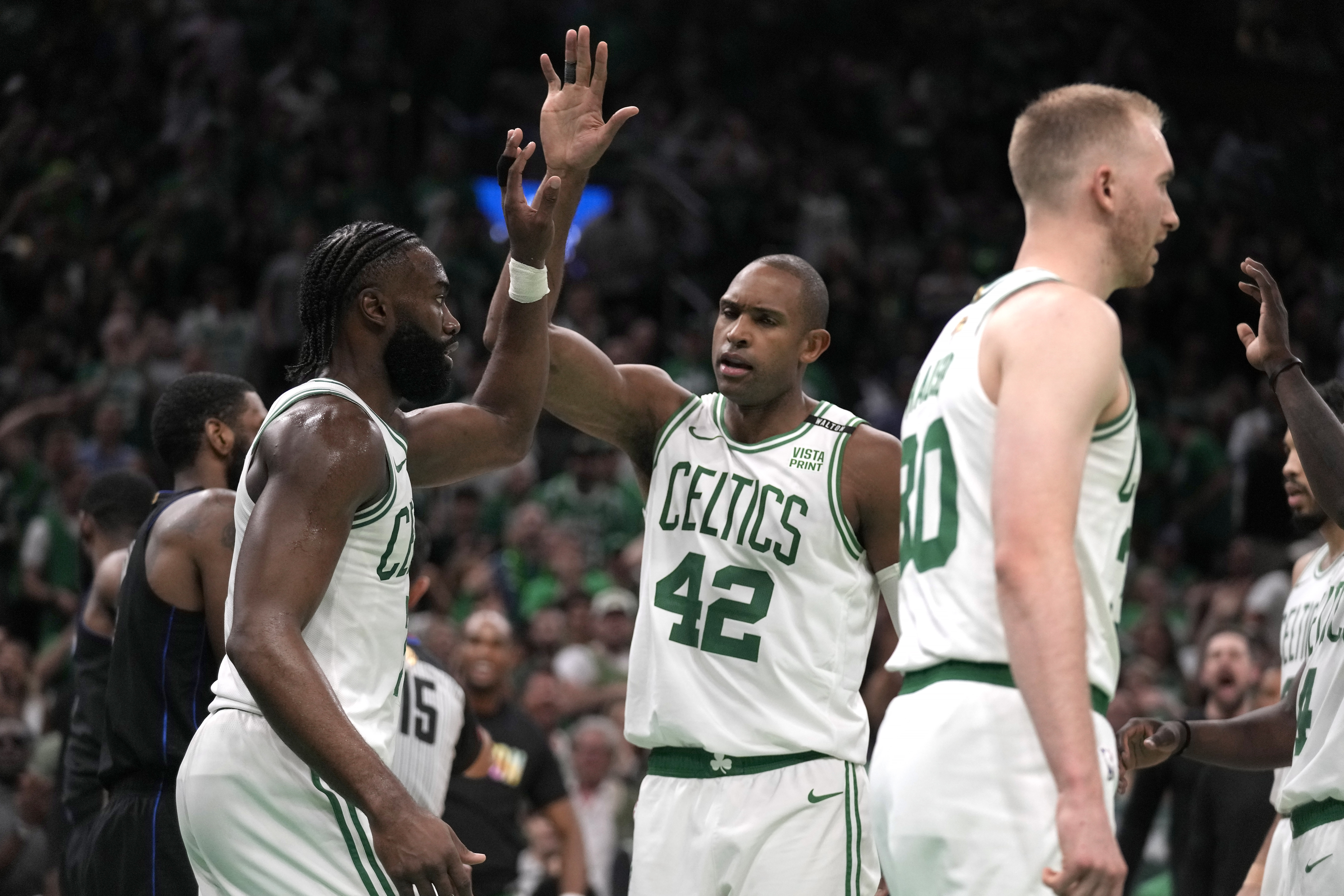 Boston Celtics guard Jaylen Brown NBA Finals Celtics vs Mavericks 