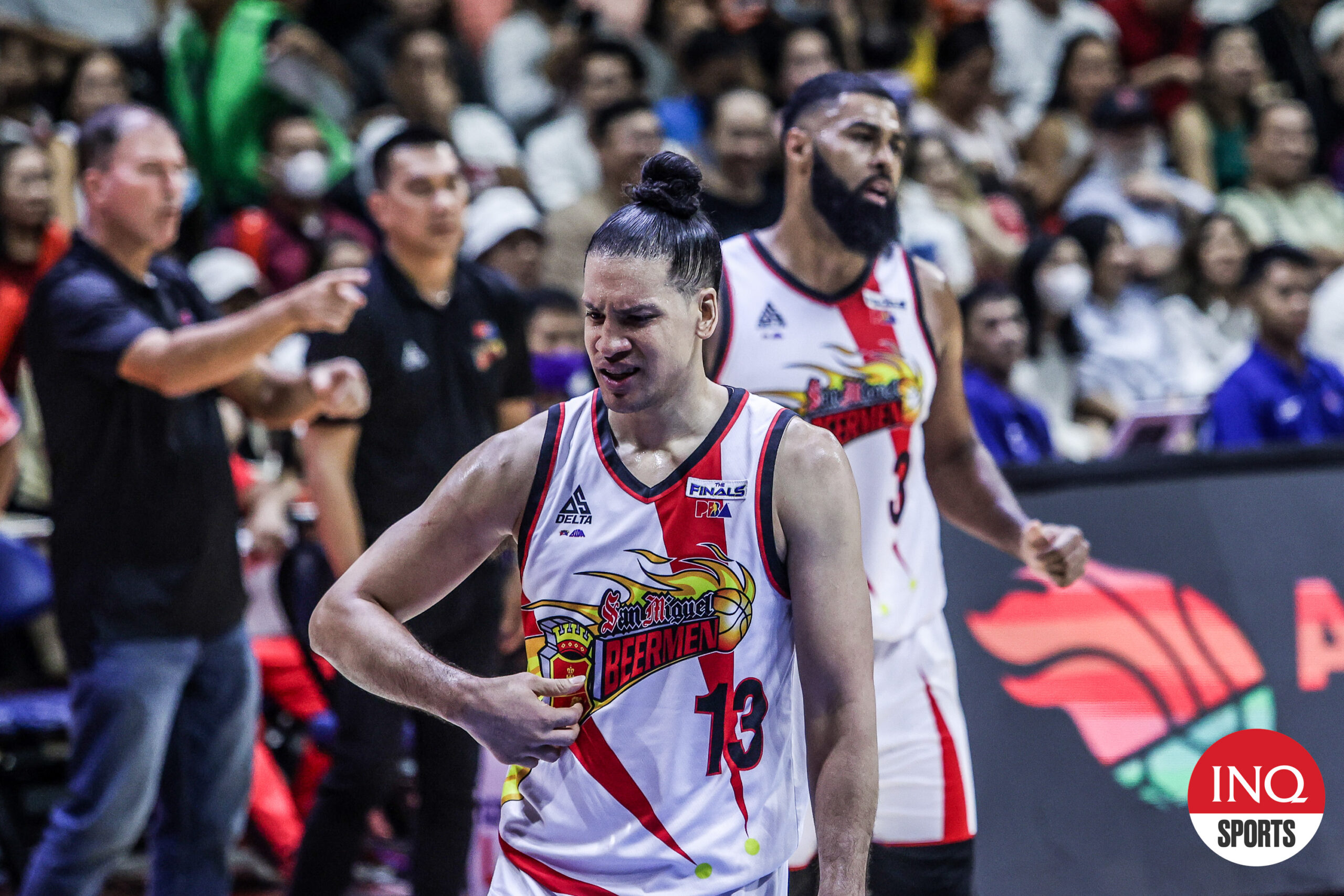 San Miguel Beermen's Marcio Lassiter during Game 6 of the PBA Philippine Cup finals against Meralco Bolts PBA Finals