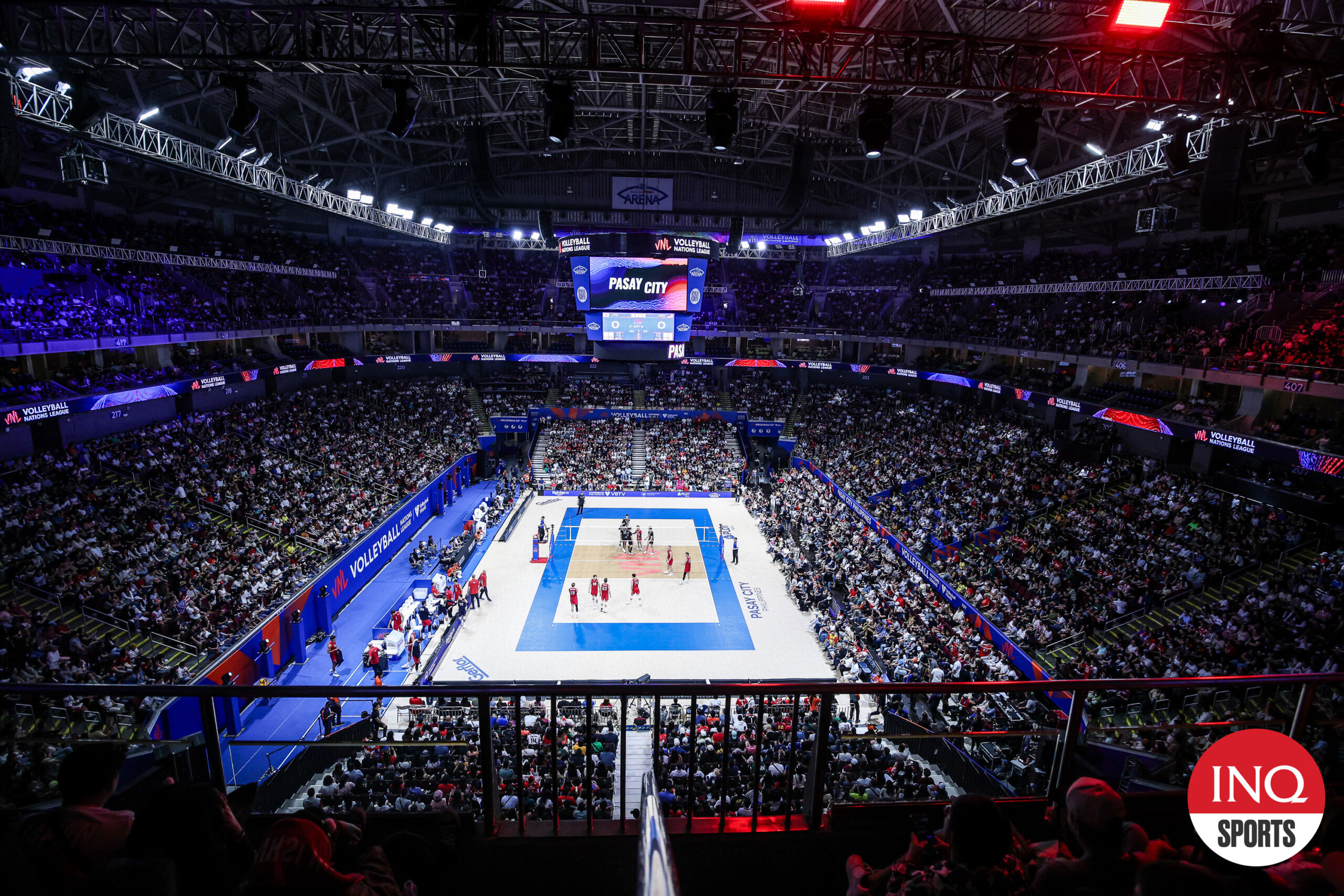 Team USA vs Japan Volleyball Nations League (VNL) 2024 Filipino crowd