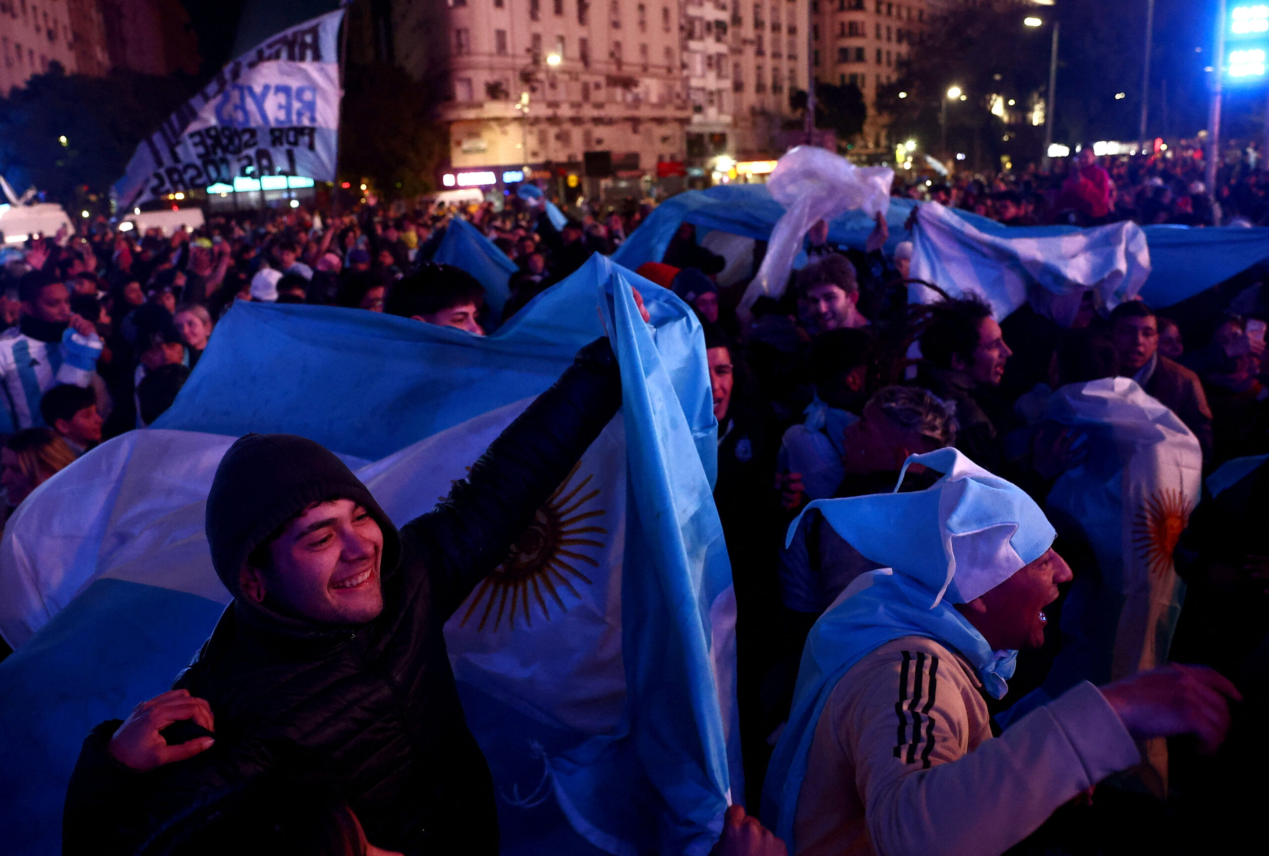 Argentina fans Copa America celebration