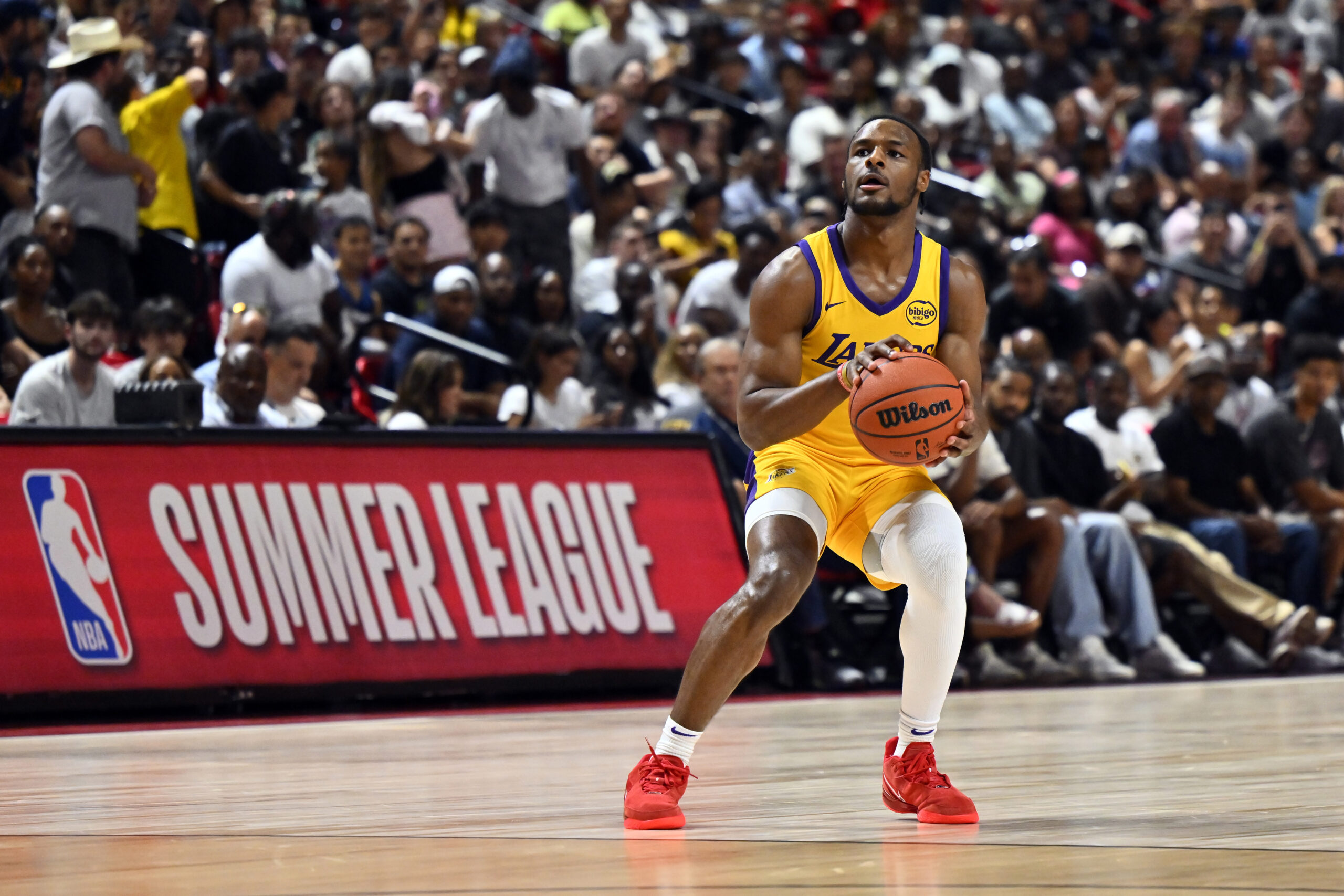 Los Angeles Lakers guard Bronny James Jr.  NBA Summer League