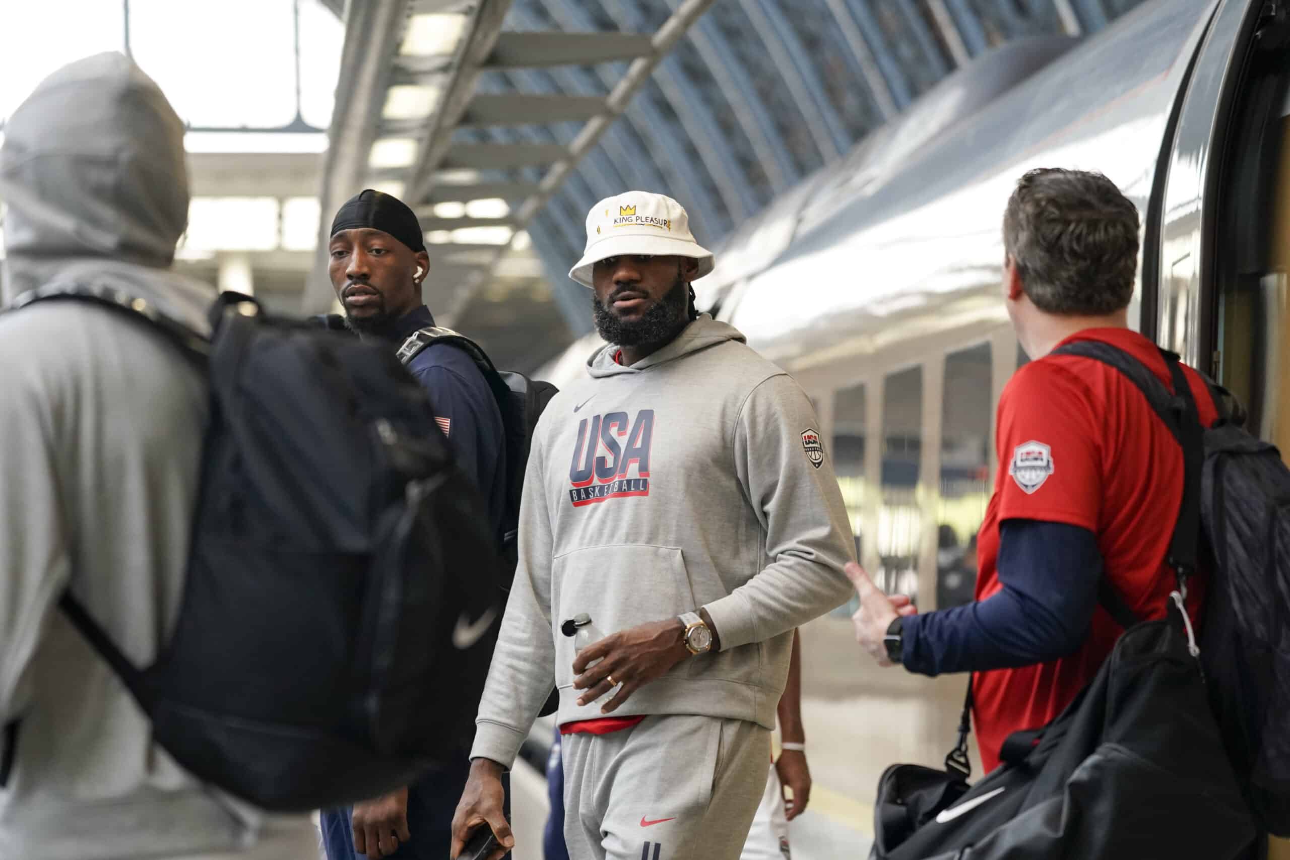 team USA Basketball Paris 2024 Olympis LeBron James