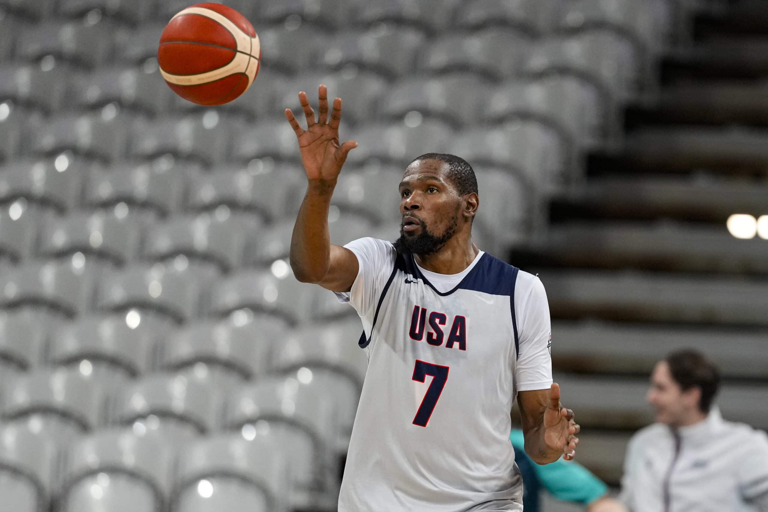 Kevin Durant Paris Olympics 2024 Basketball Team USA