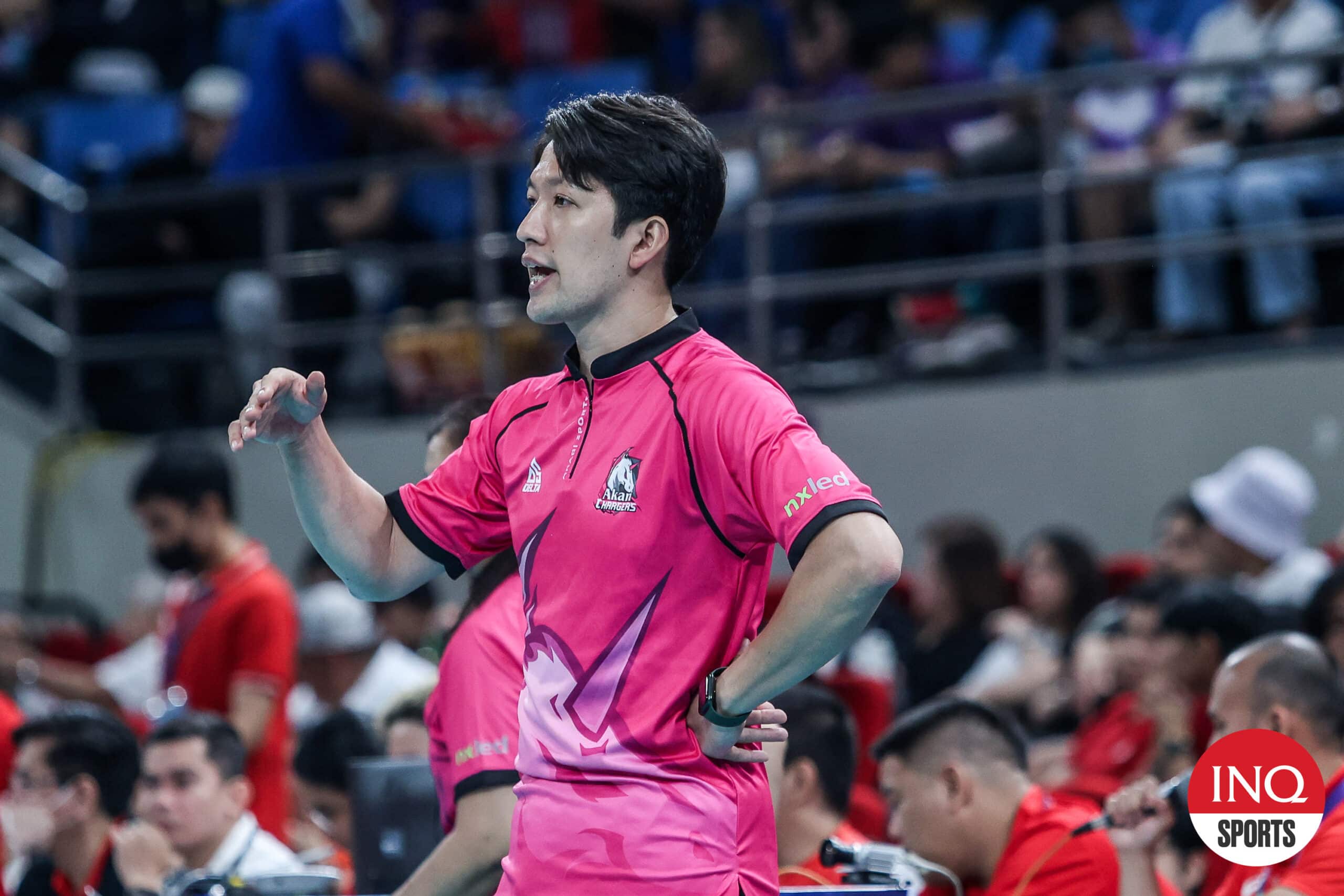 Akari coach Taka Minowa PVL