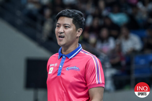 Sherwin Meneses is the new NU Lady Bulldogs coach