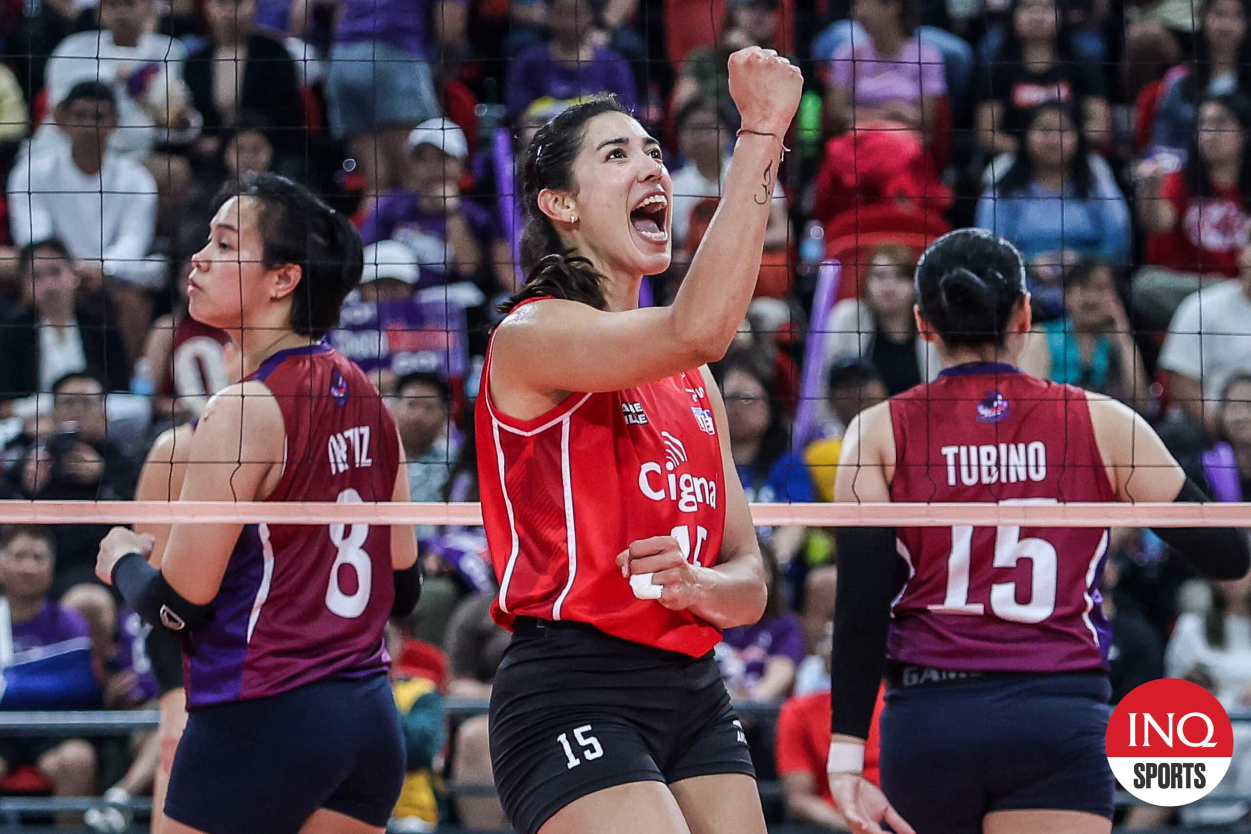 Cignal HD Spikers import MJ Perez in the PVL Reinforced Conference 