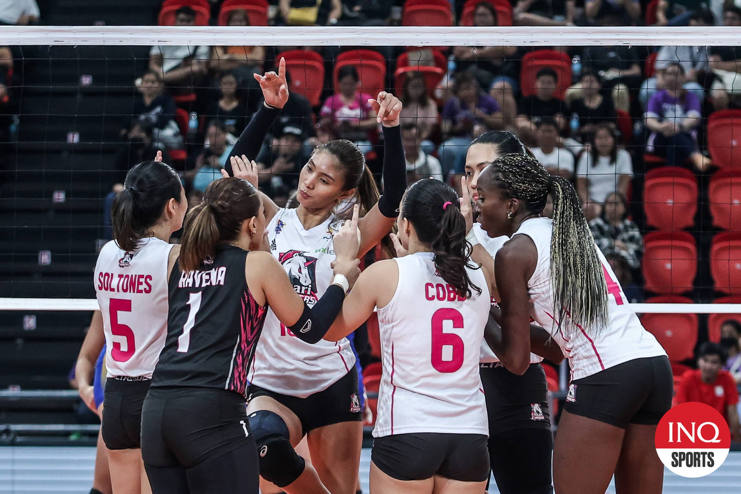 Ivy Lacsina and the Akari Chargers in the PVL Reinforced Conference