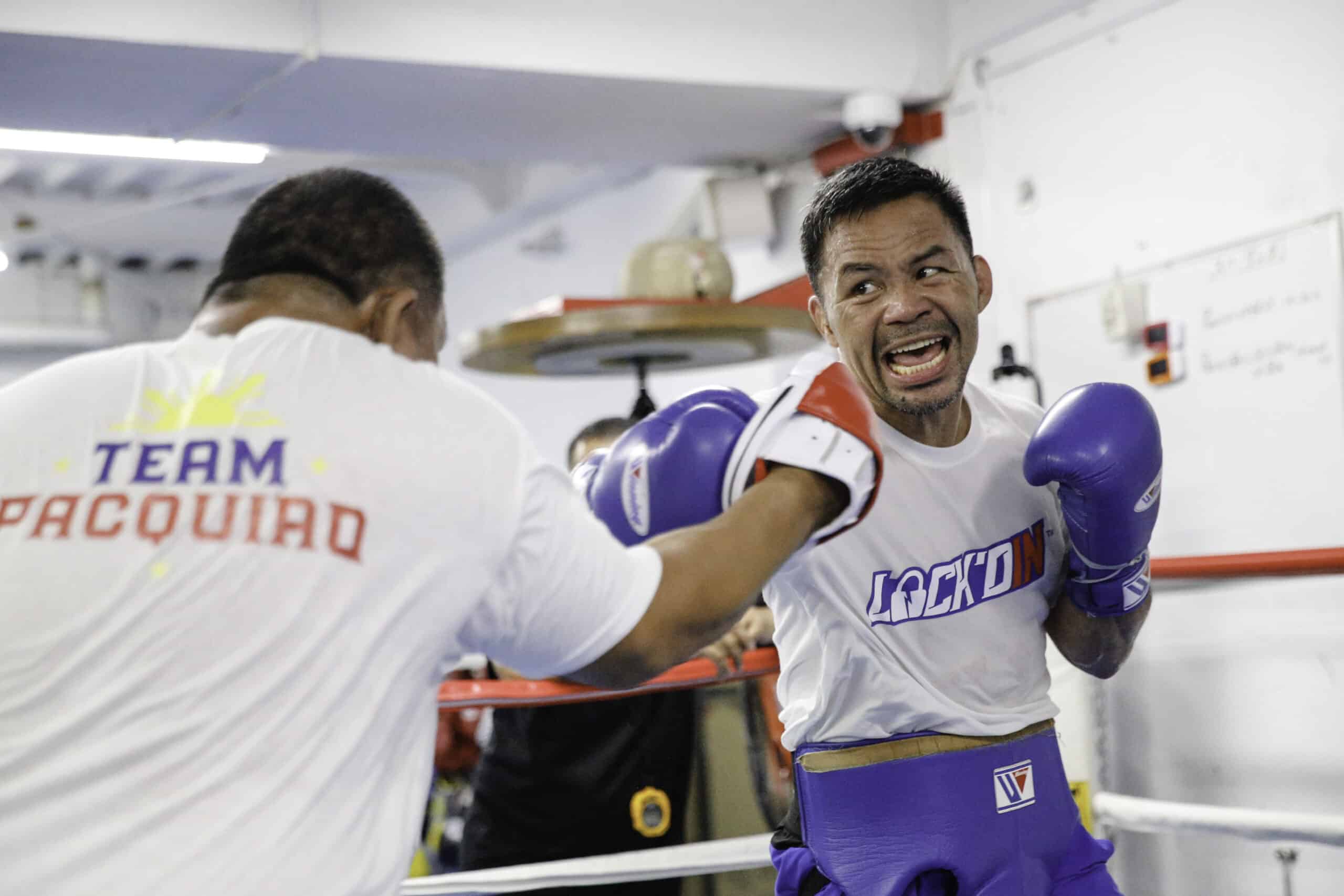 Manny Pacquiao holds first training in Japan