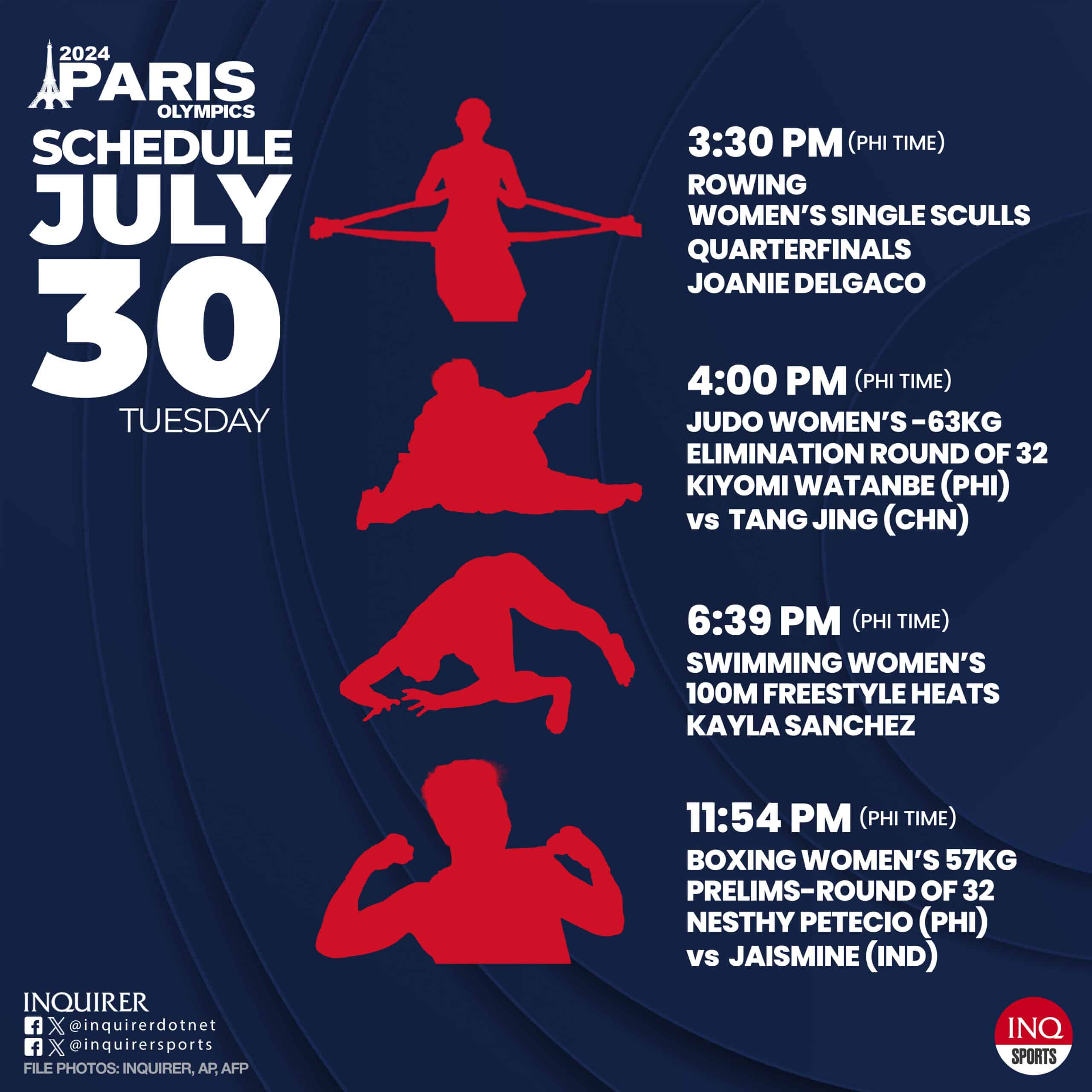 SCHEDULE: Team Philippines at Paris Olympics 2024 July 30