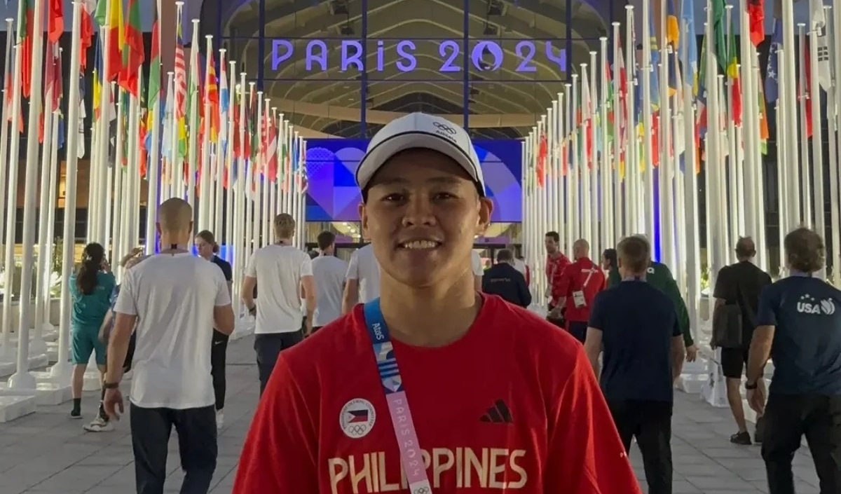 Filipino boxer Nesthy Petecio joins the growing Team Philippines delegation settling inside the Olympic Village ahead of the Paris Olympics 2024