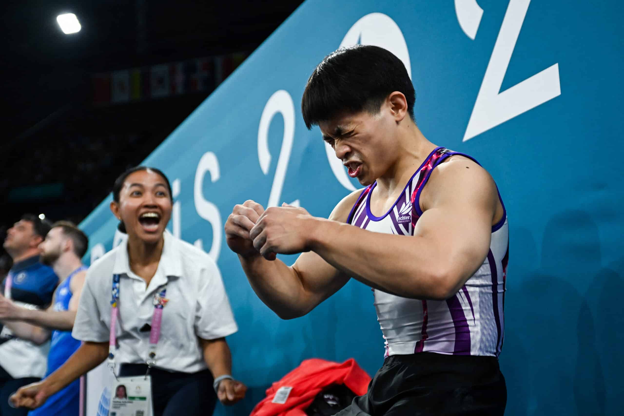 Carlos Yulo wins floor exercise gold medal in Paris Olympics